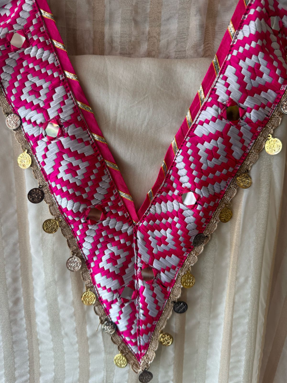 Lurex organza Unstitched Shirt