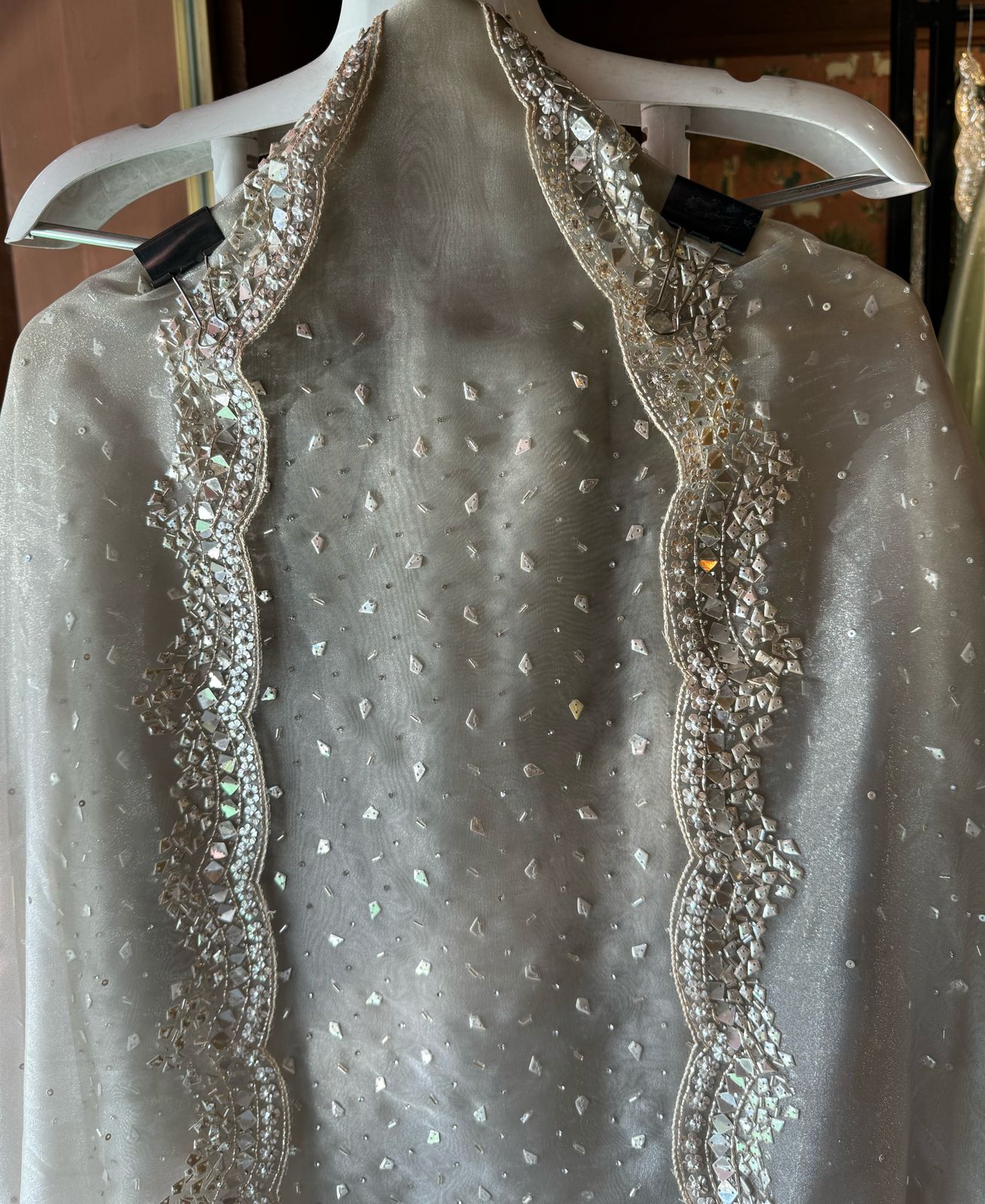 Pure Tissue Shirt Unstitched shirt