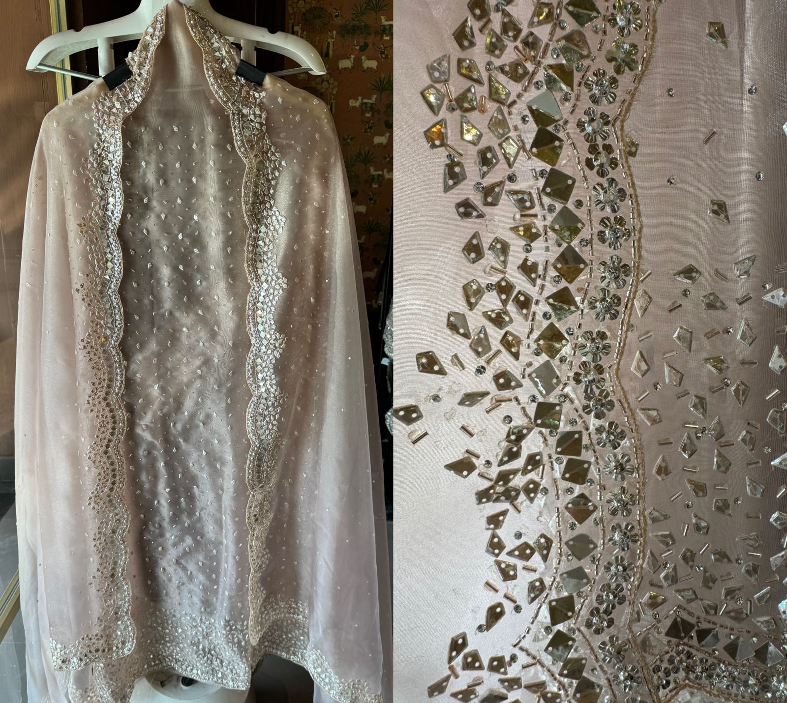 Pure Tissue Shirt Unstitched shirt