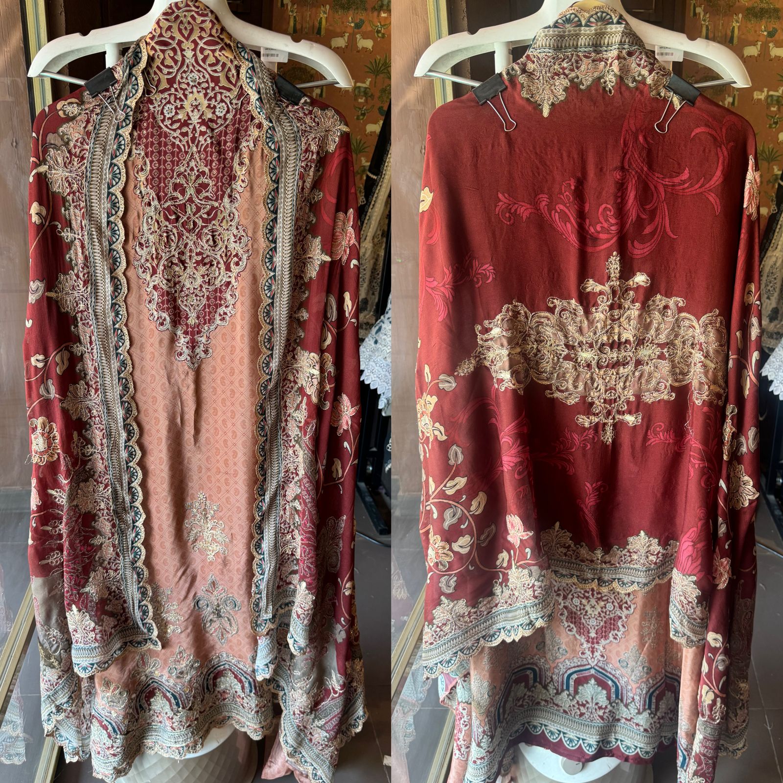 Pure Crepe Pakistani inspired Digital printed Shirt