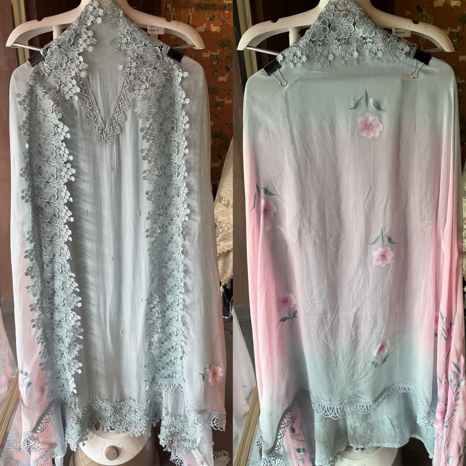 Soft organza Unstitched suit piece