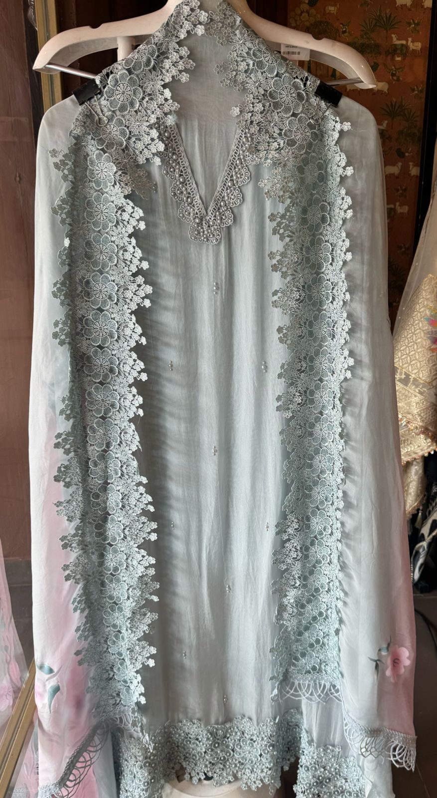 Soft organza Unstitched suit piece