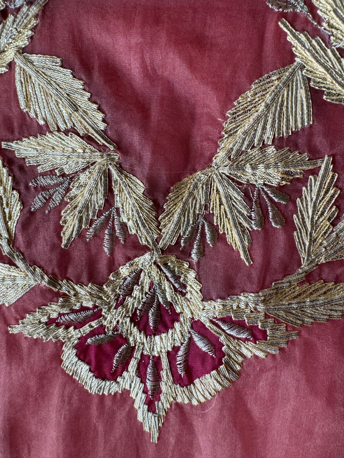 Pure organza unstitched Shirt