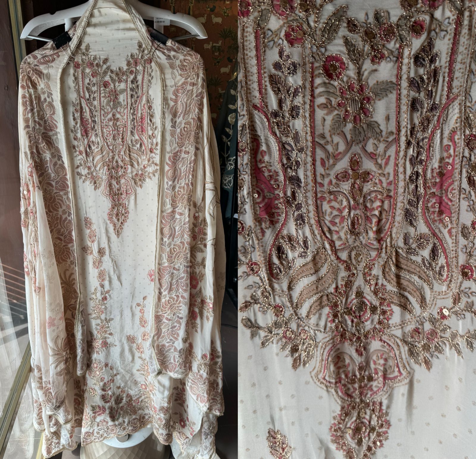 Pure Crepe Pakistani inspired Digital printed Shirt