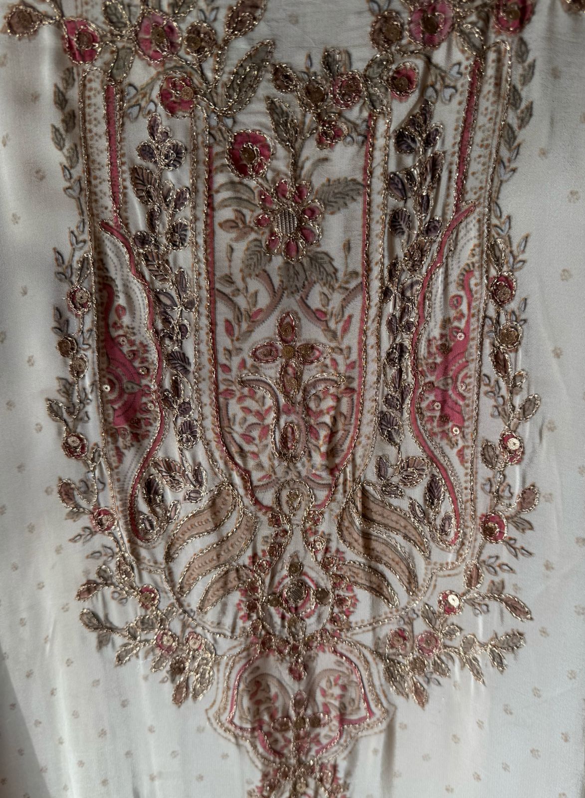 Pure Crepe Pakistani inspired Digital printed Shirt