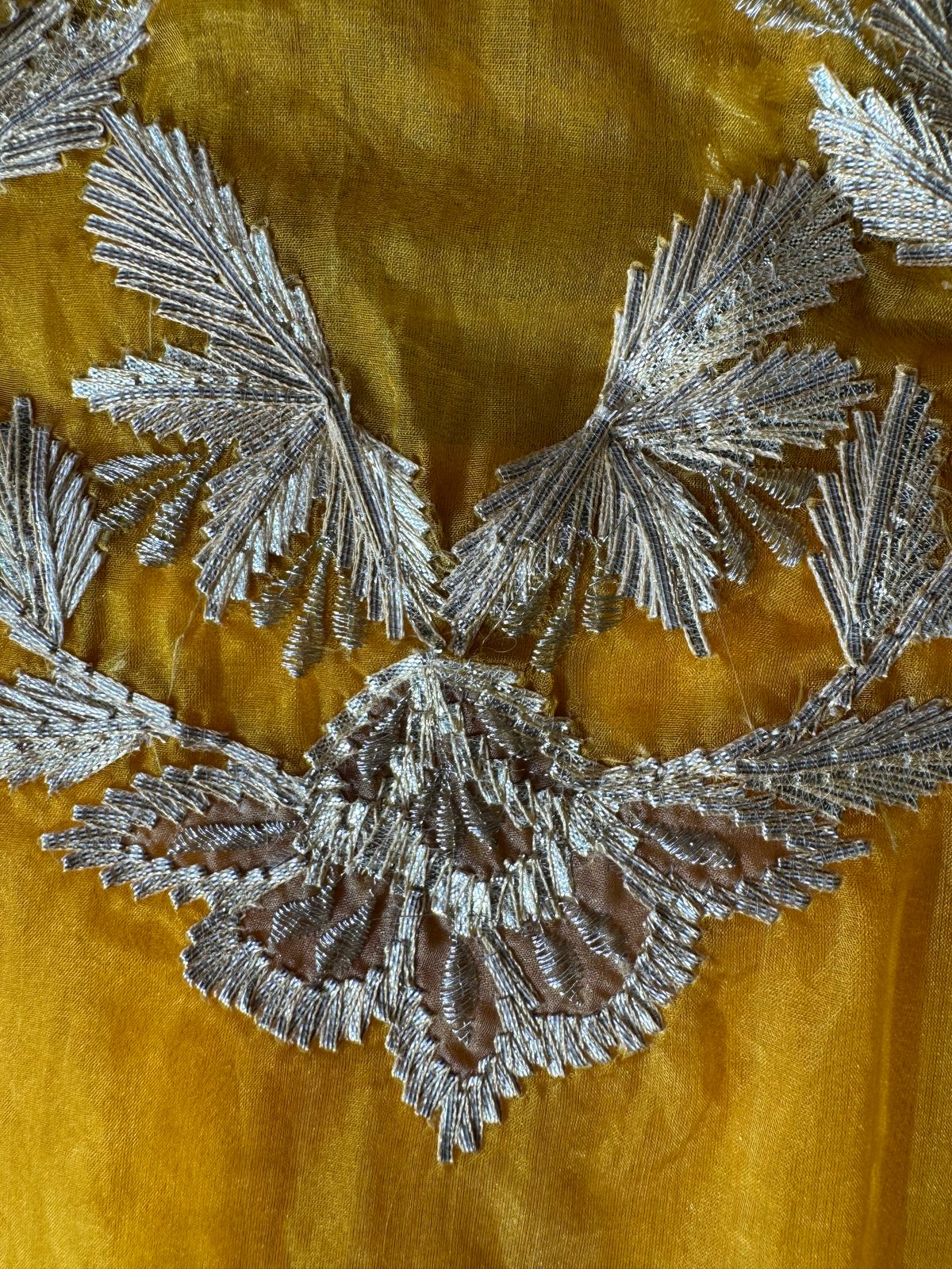 Pure organza unstitched Shirt