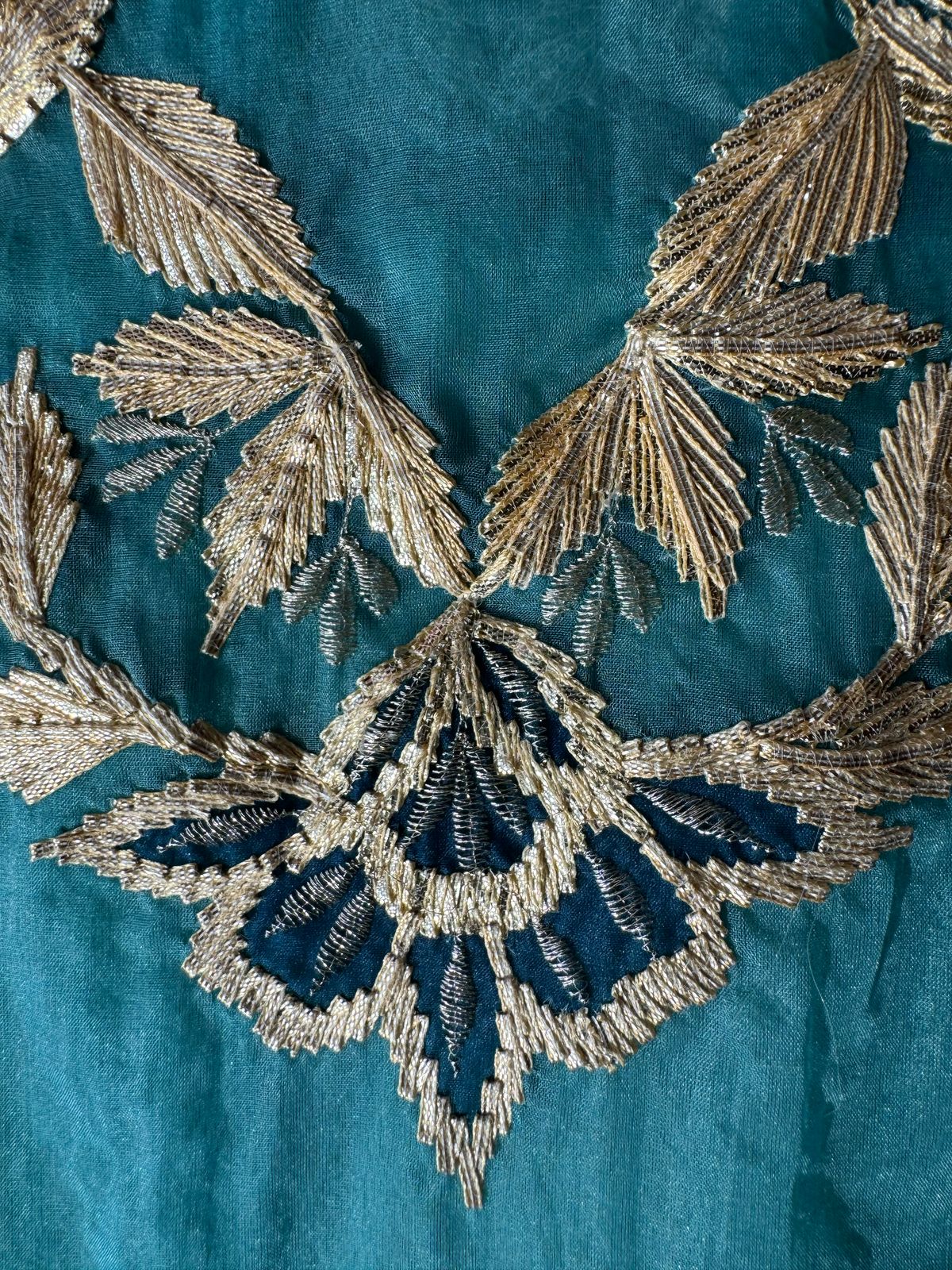 Pure organza unstitched Shirt