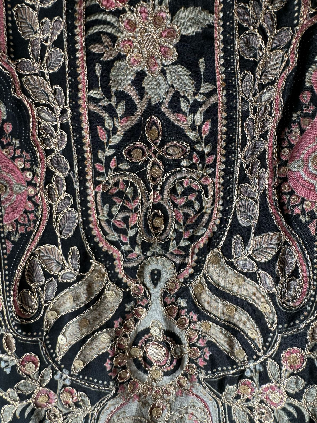 Pure Crepe Pakistani inspired Digital printed Shirt