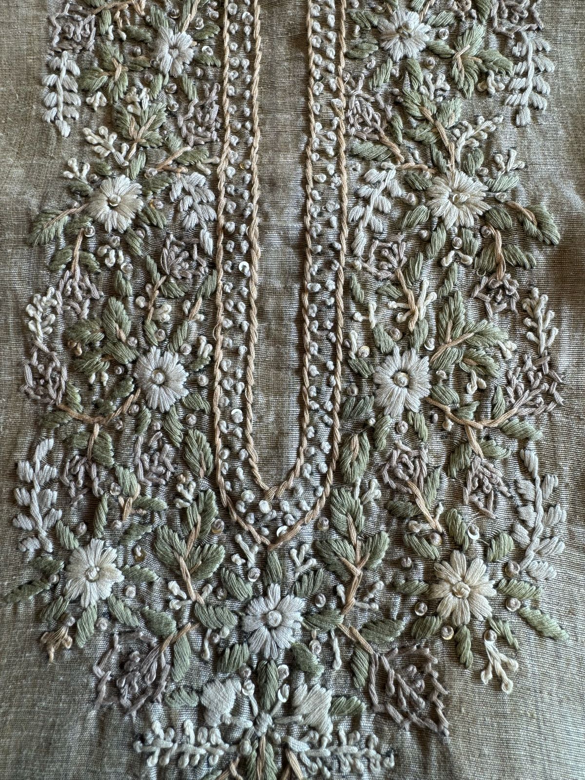 Pure jaamdaani Unstitched Suit