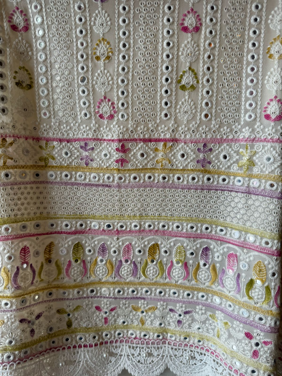 Pure georgette lakhnavi’s in stock