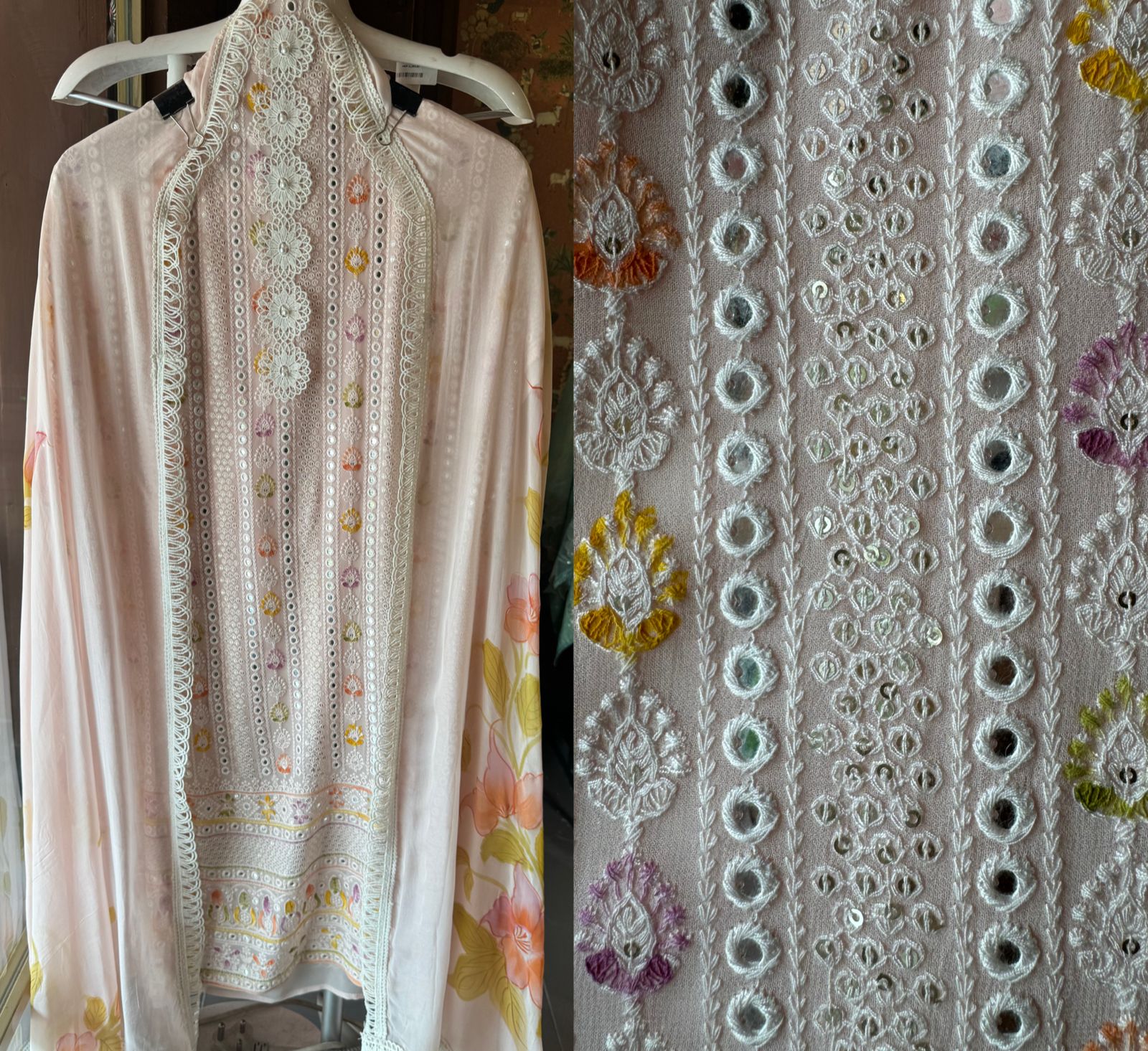 Pure georgette lakhnavi’s in stock