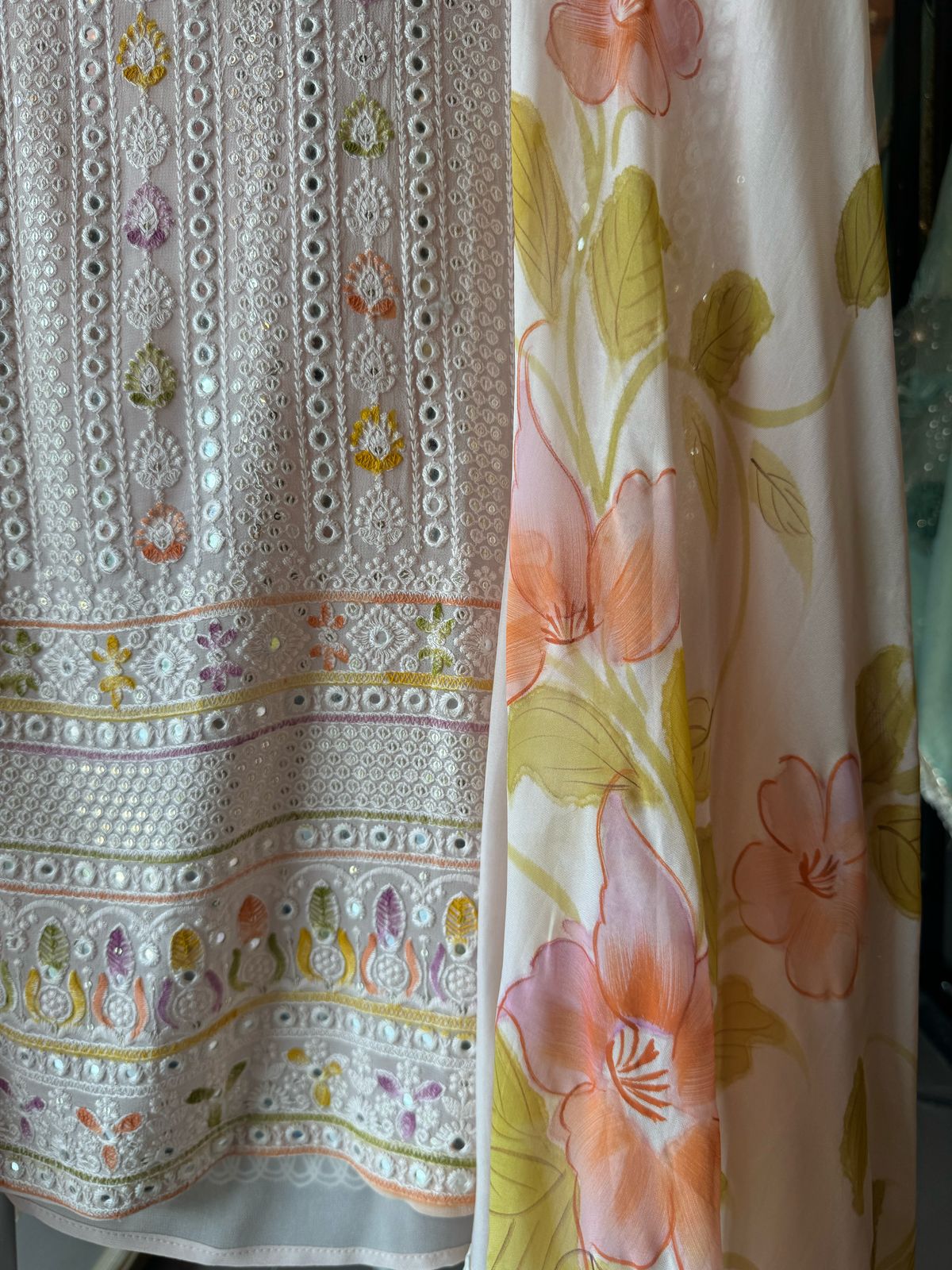 Pure georgette lakhnavi’s in stock