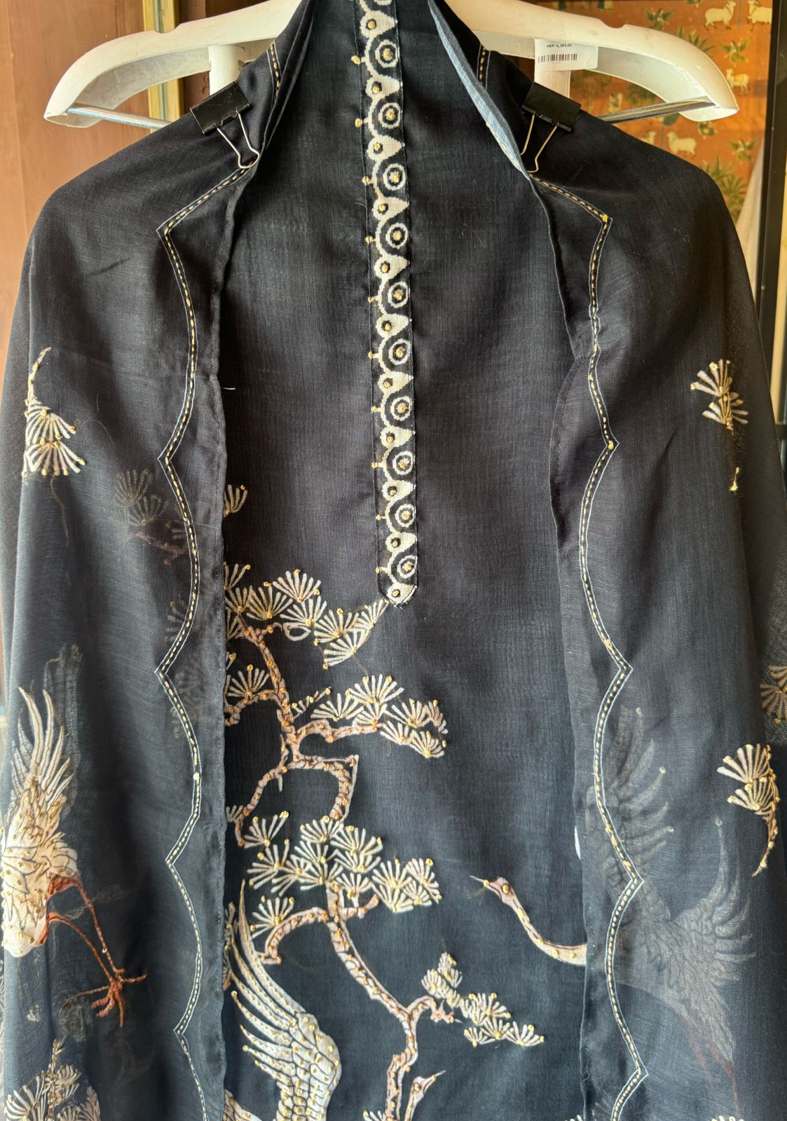 Cotton linen Unstitched kurta