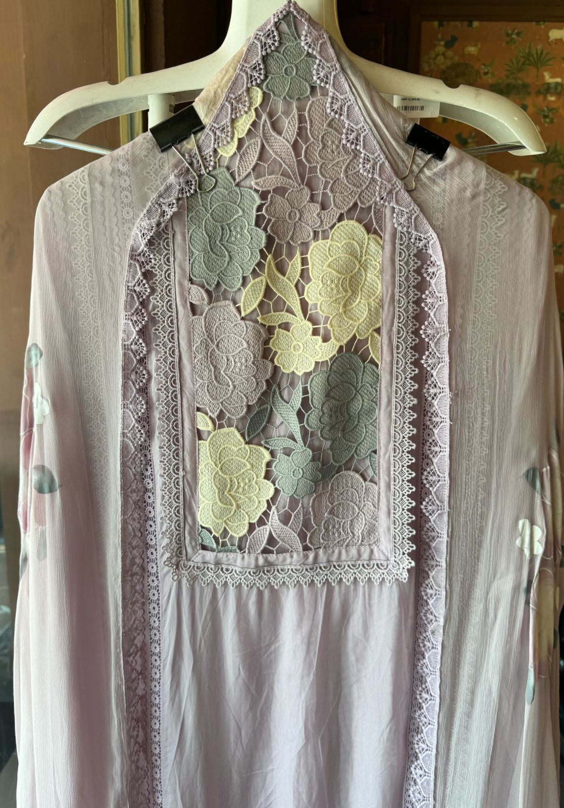 Pure soft organza  unstitched Suit