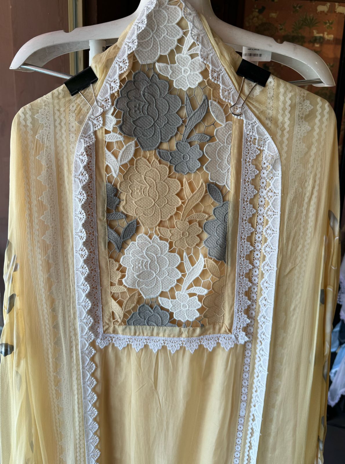 Pure soft organza  unstitched Suit