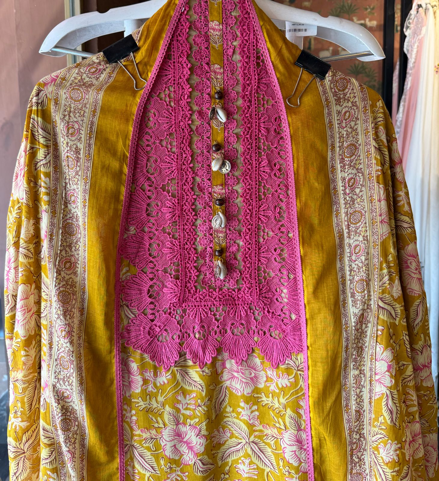 100% Pure organic Cotton suits collection with beautiful Block printing