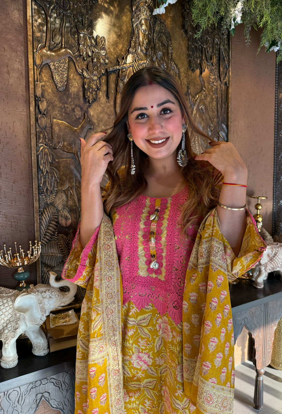 100% Pure organic Cotton suits collection with beautiful Block printing