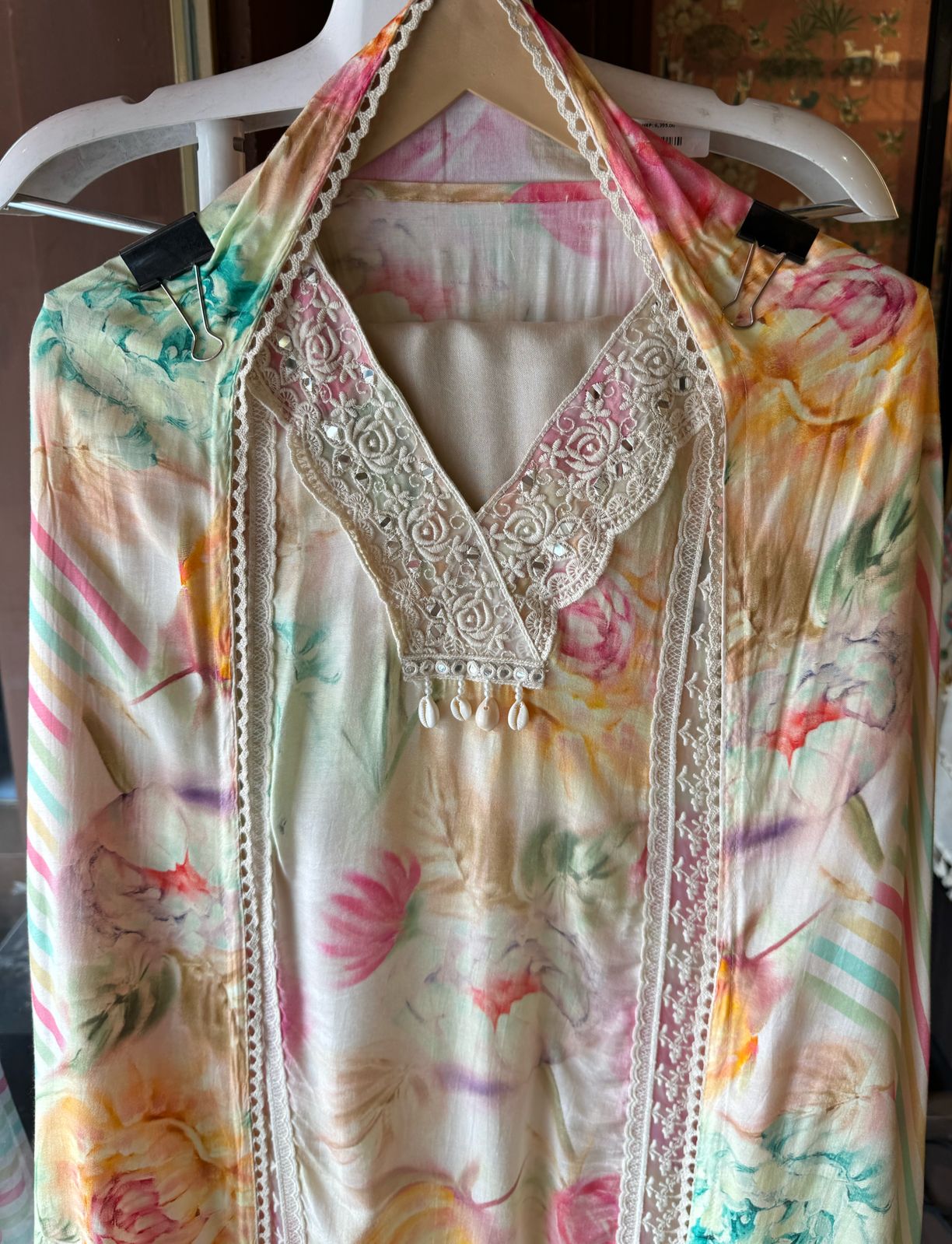 Pure muslin Digital printed Shirt