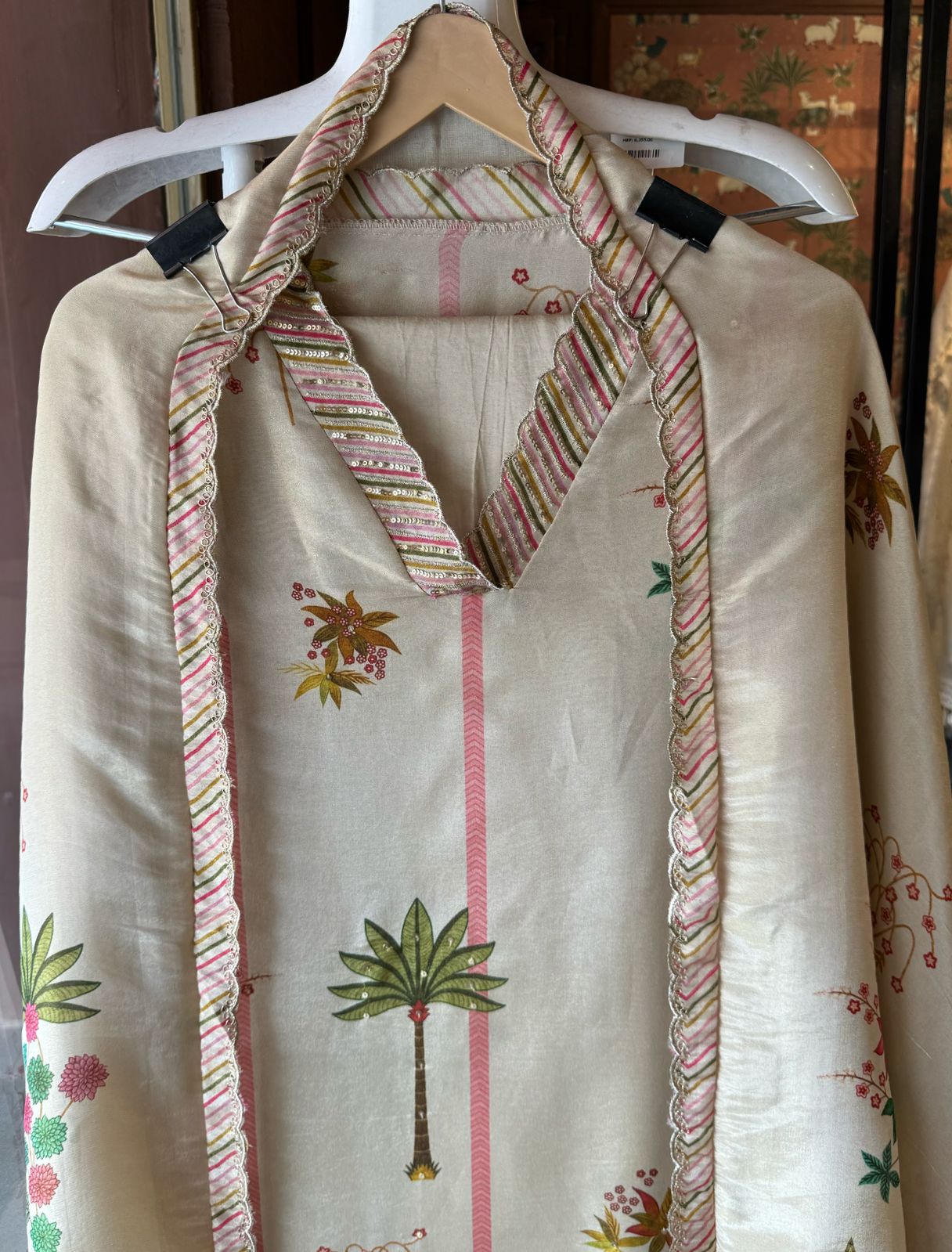 Bagh digital printed unstitched kurta