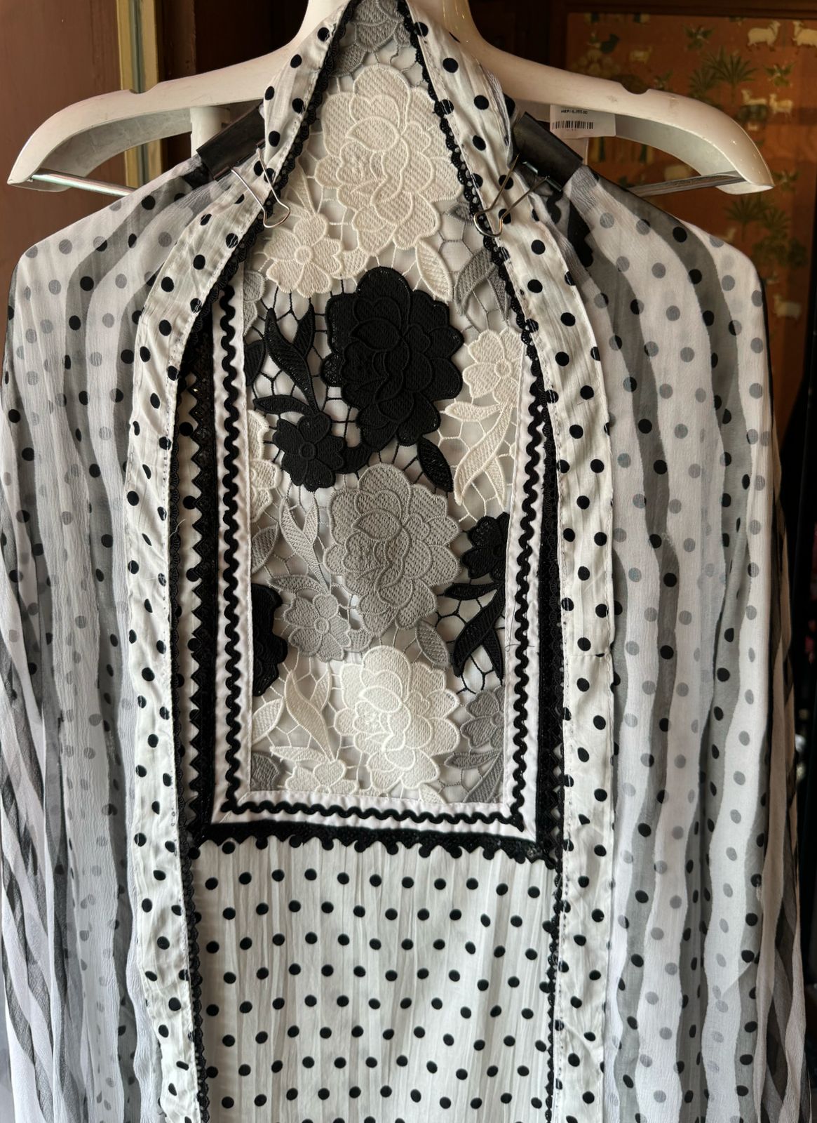 Pure 100% organic cotton unstitched Suit