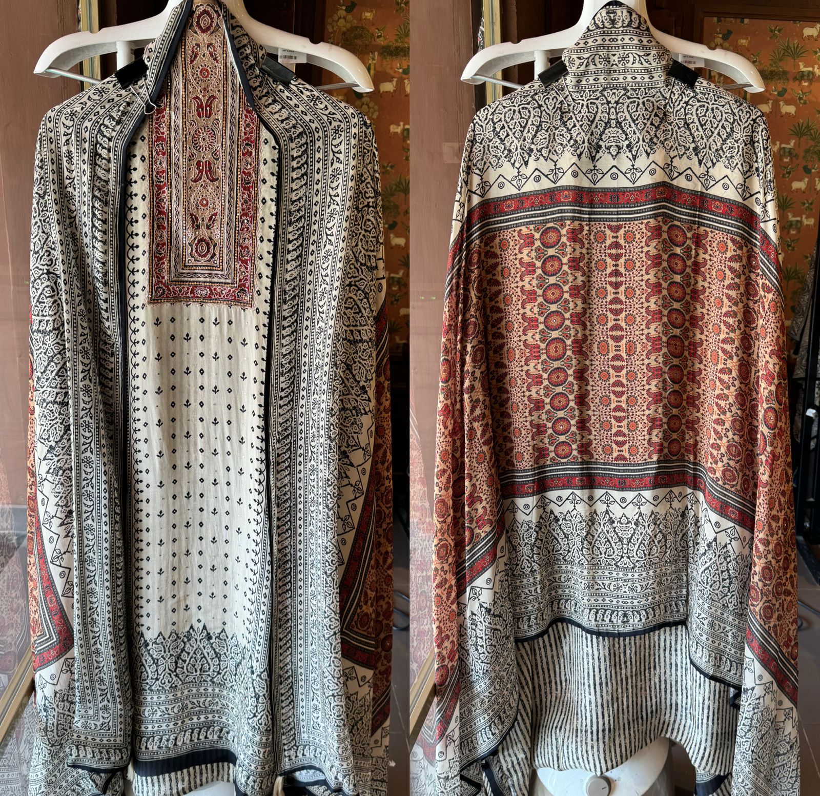 100%Pure crepe Jaipuri block printed Suits