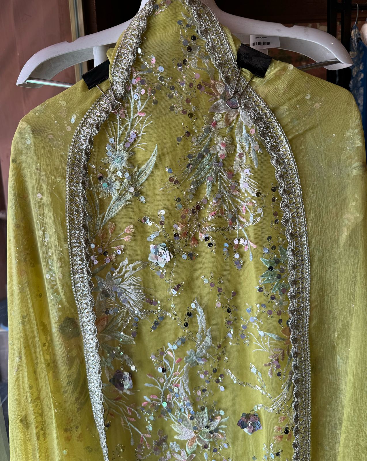 Beautiful Sequece embellished Unstitched Shirt