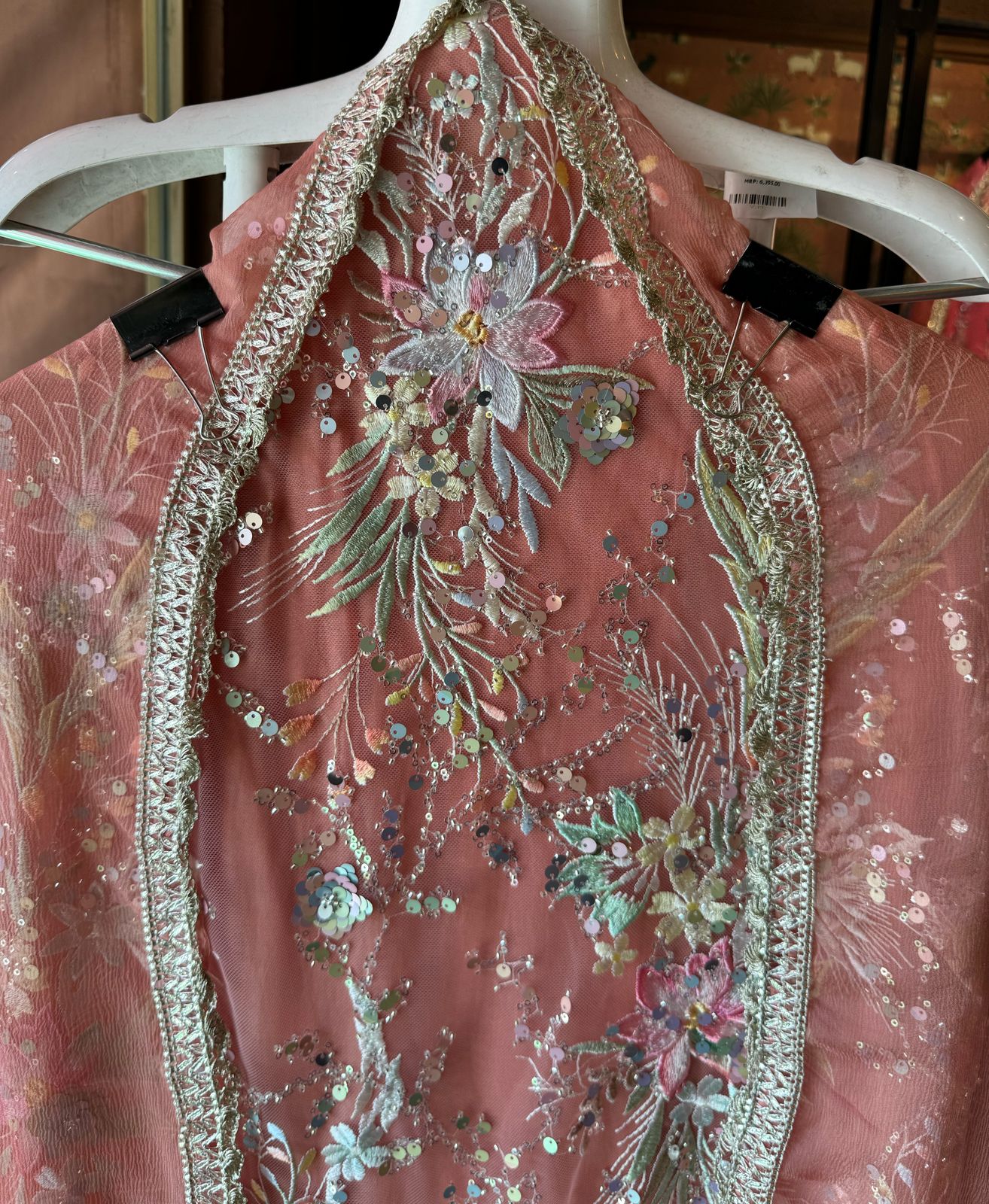 Beautiful Sequece embellished Unstitched Shirt