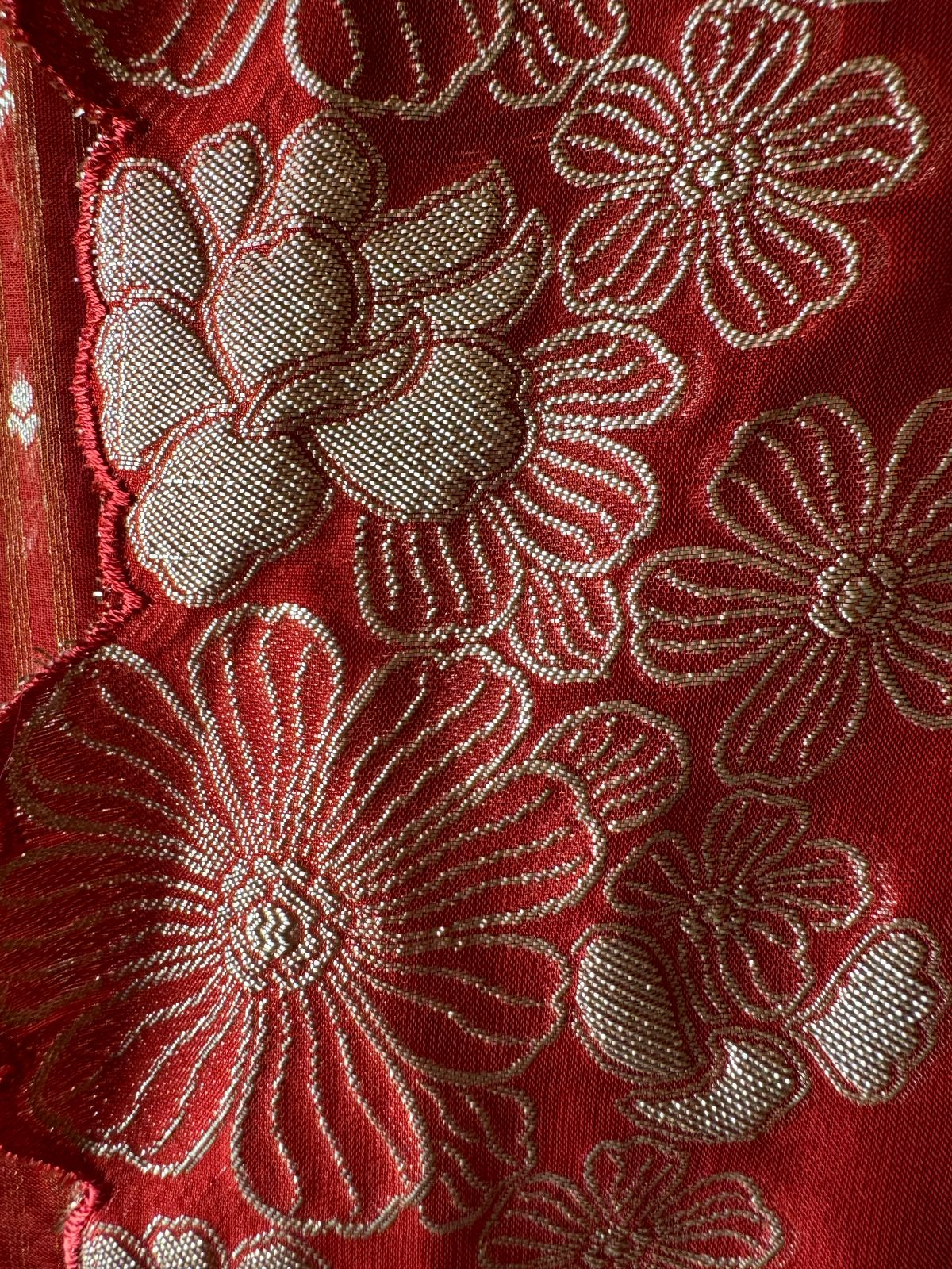 Self organza Bootidaar shirt with embroidered floral