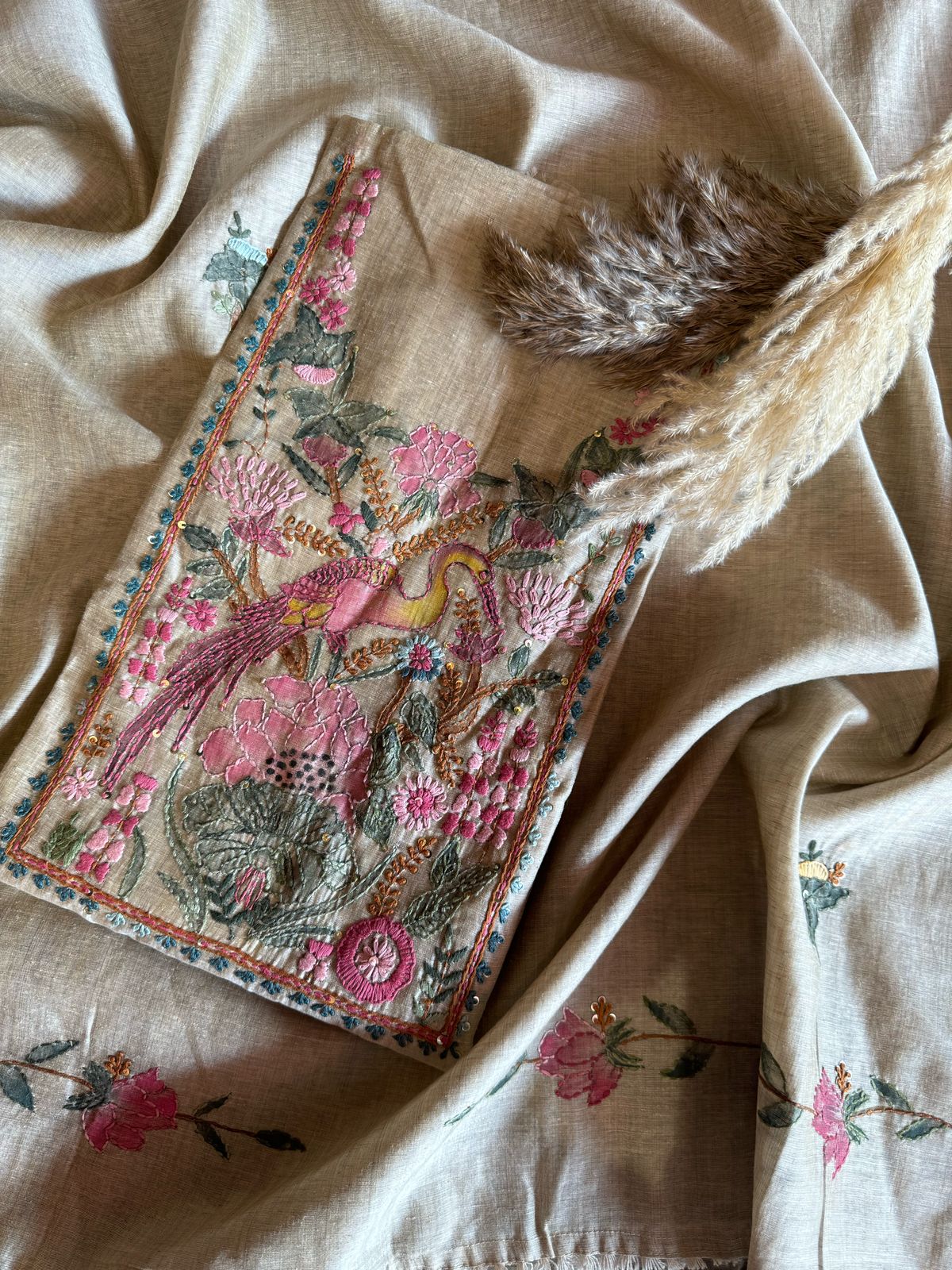 Shop Our New arrivals on A Very Luxurious fabric MUL CHANDERI