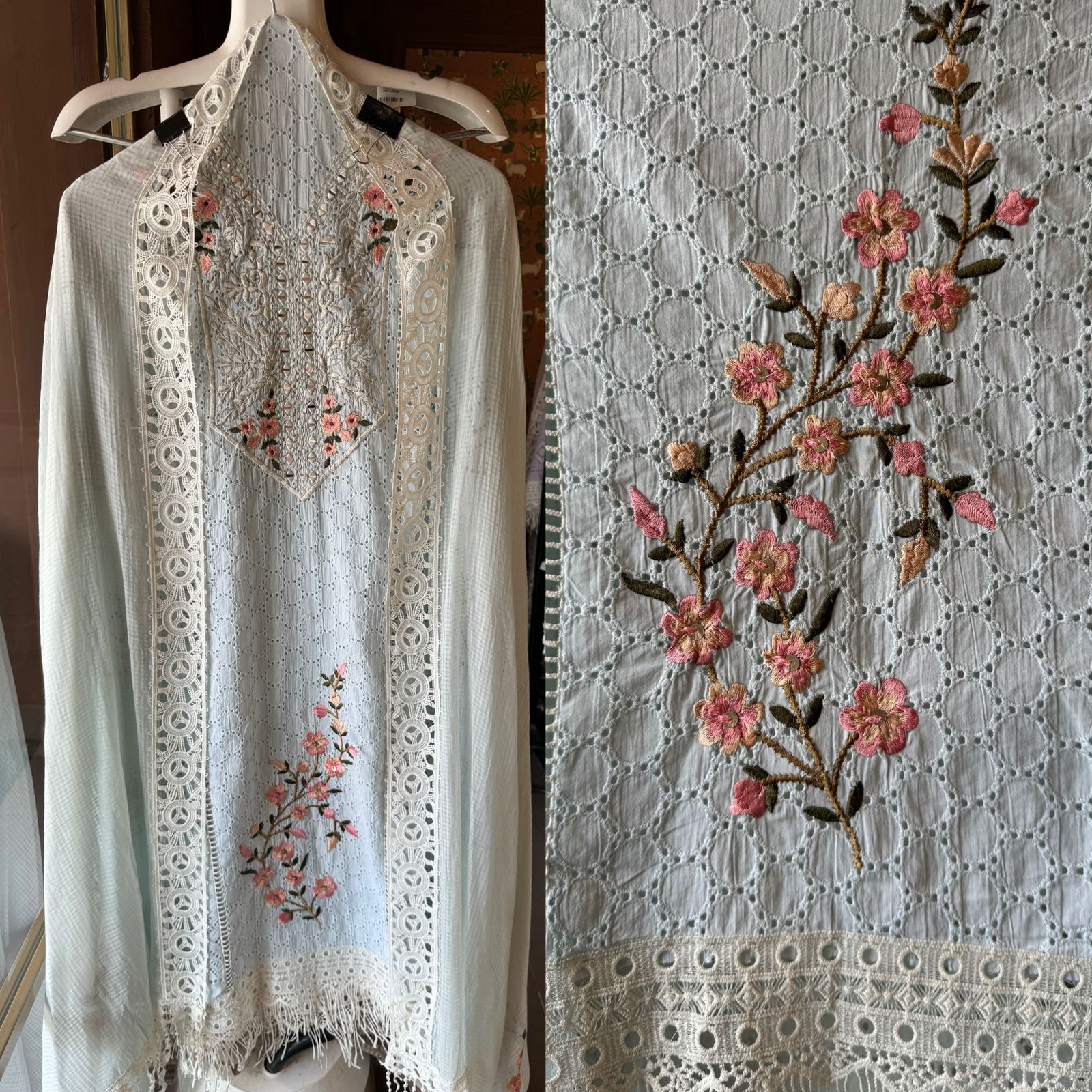 Pure cotton Hakuba chicken Shirt