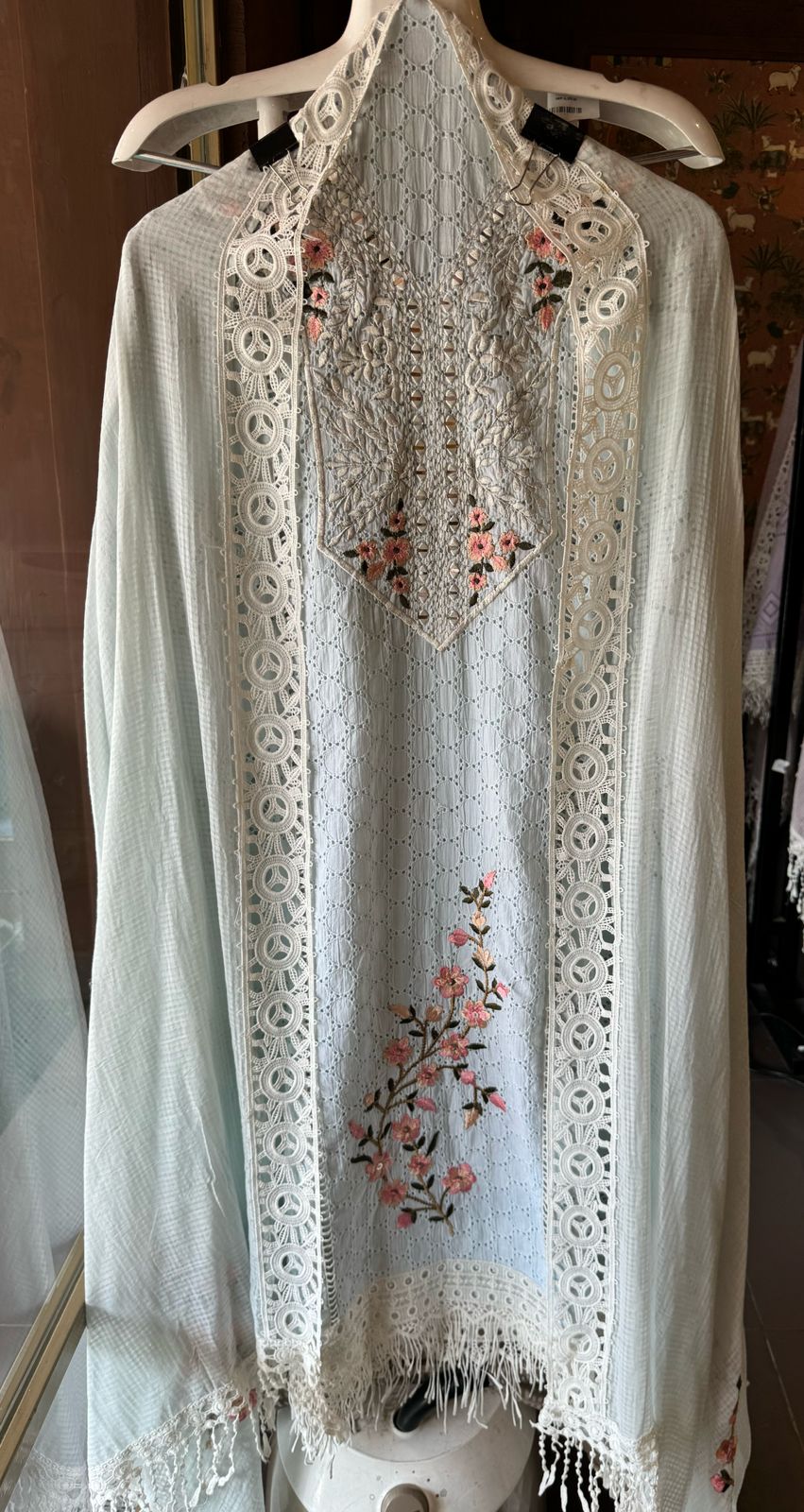 Pure cotton Hakuba chicken Shirt