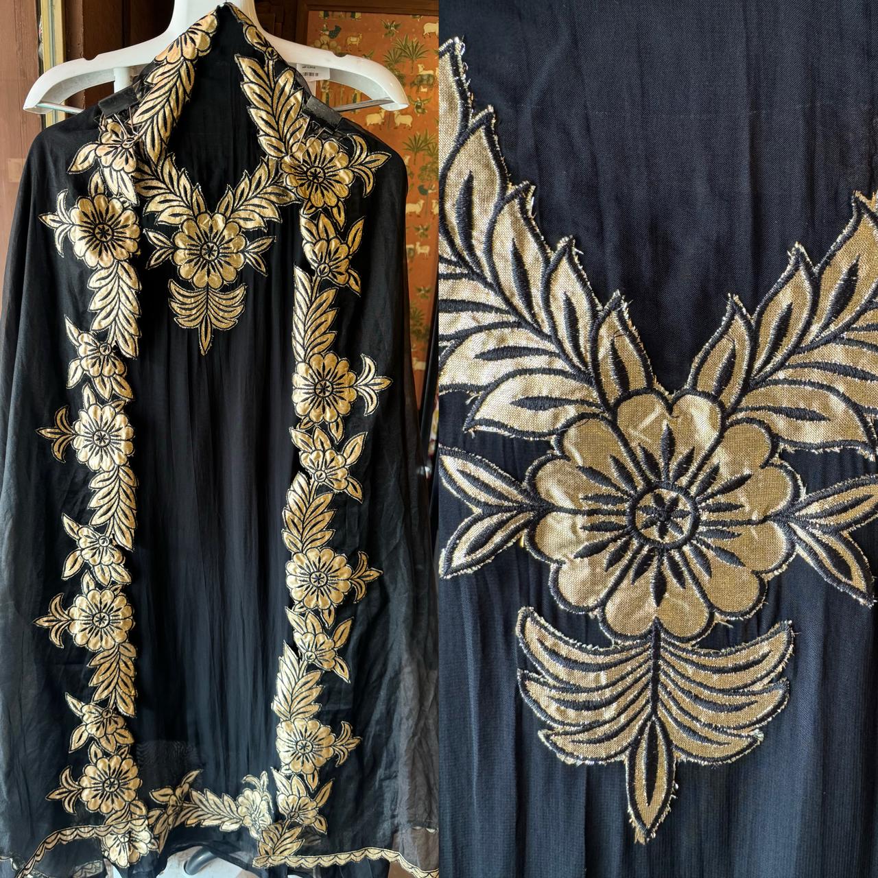 Soft organza Unstitched Shirt