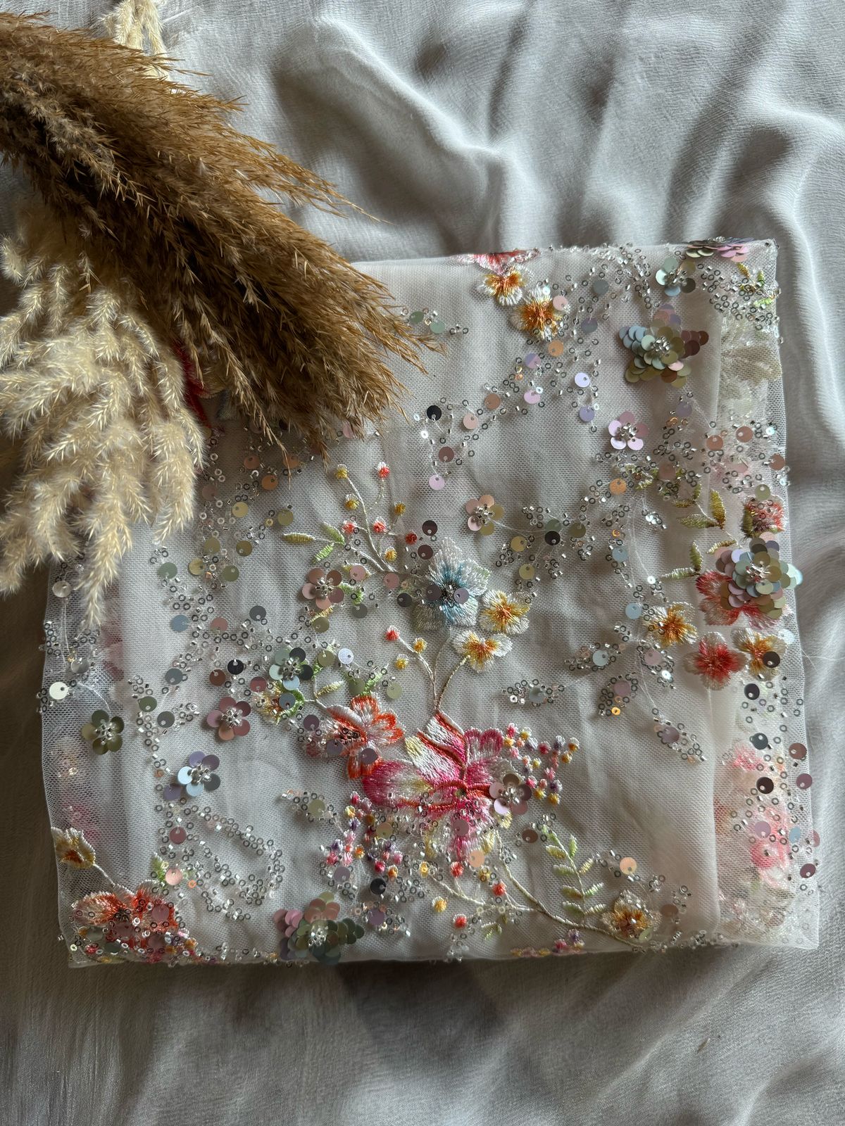 Beautiful Sequece embellished Unstitched Shirt