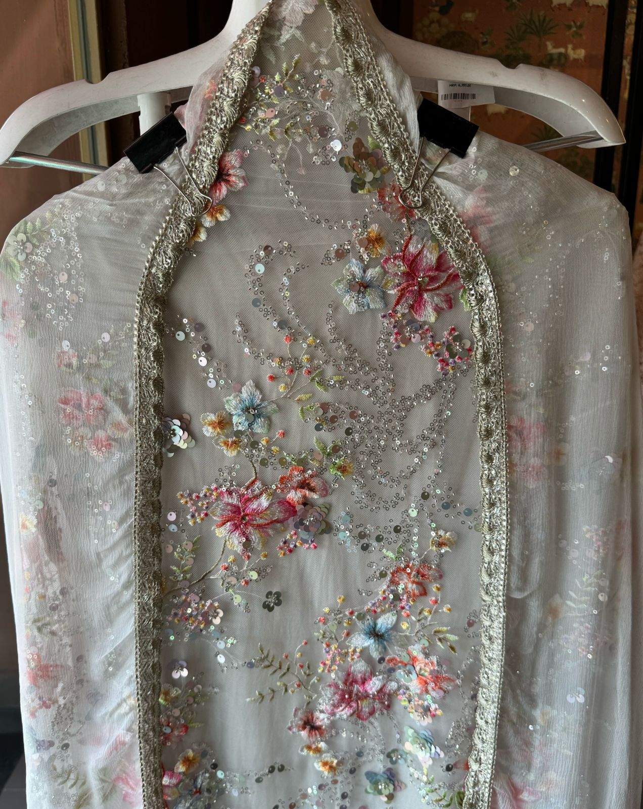 Beautiful Sequece embellished Unstitched Shirt