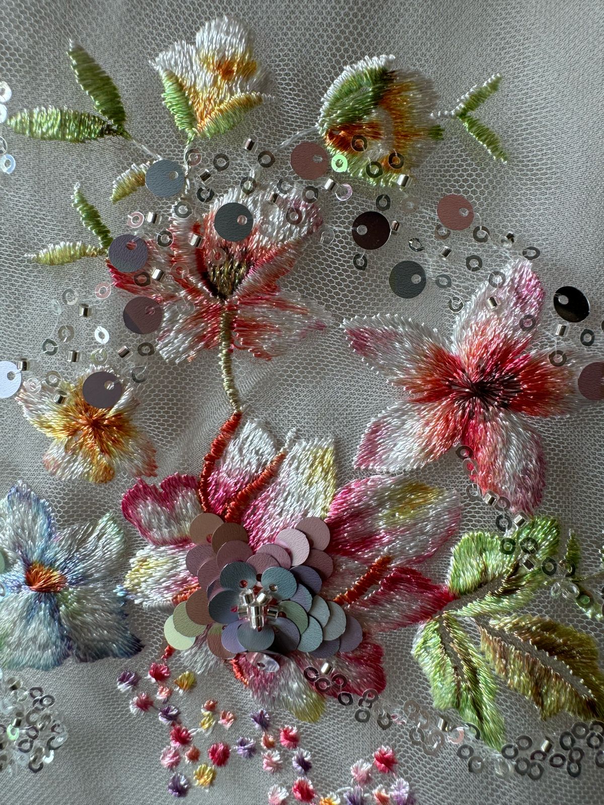 Beautiful Sequece embellished Unstitched Shirt