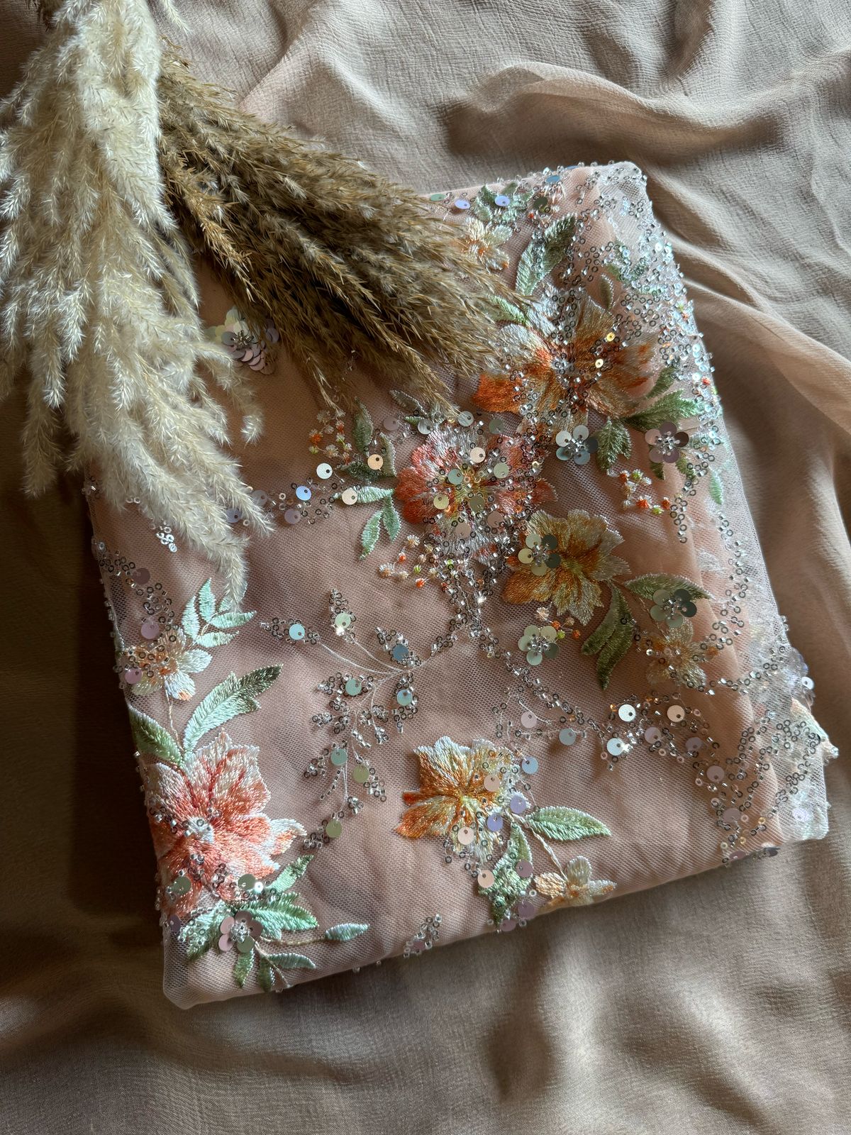 Beautiful Sequece embellished Unstitched Shirt