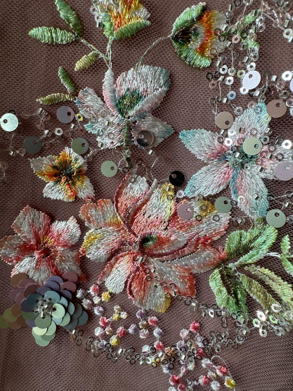 Beautiful Sequece embellished Unstitched Shirt