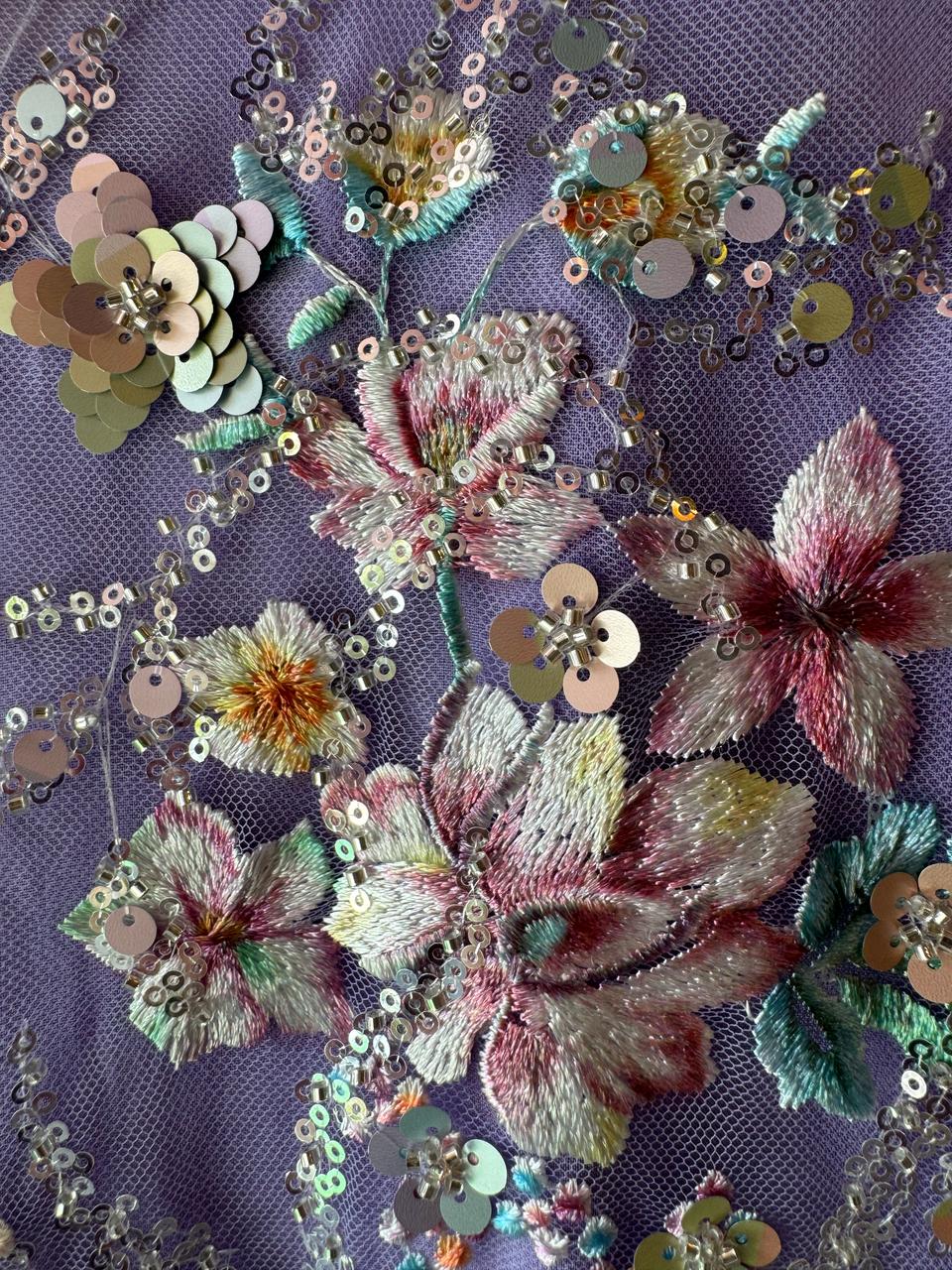 Beautiful Sequece embellished Unstitched Shirt