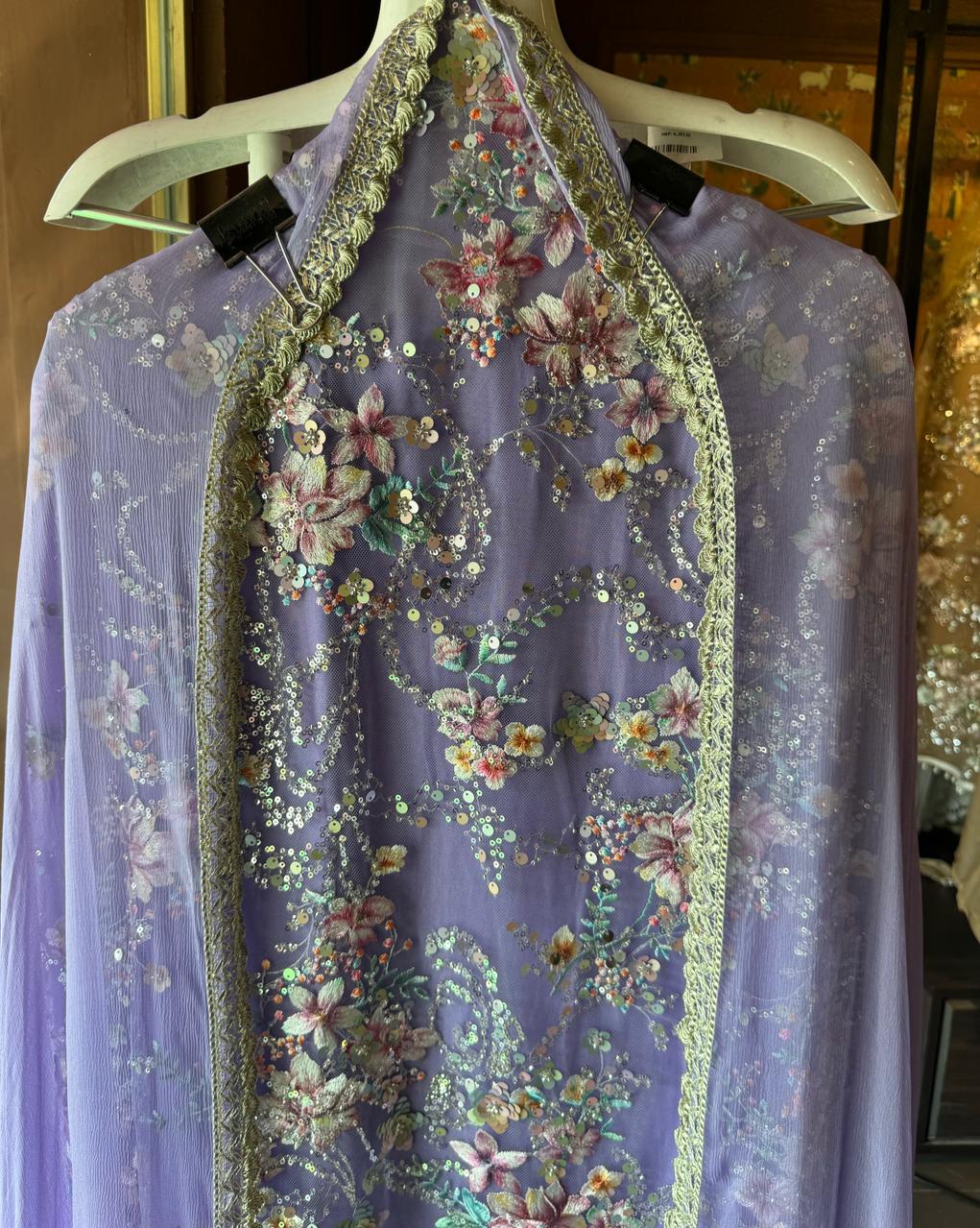 Beautiful Sequece embellished Unstitched Shirt