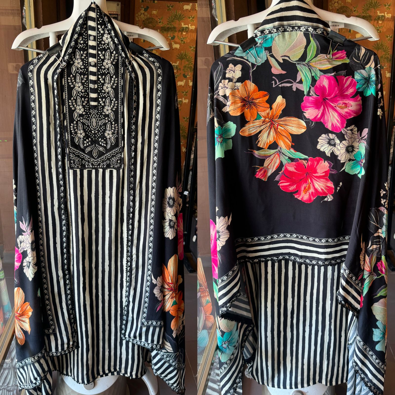 Pure Muslin stripes design