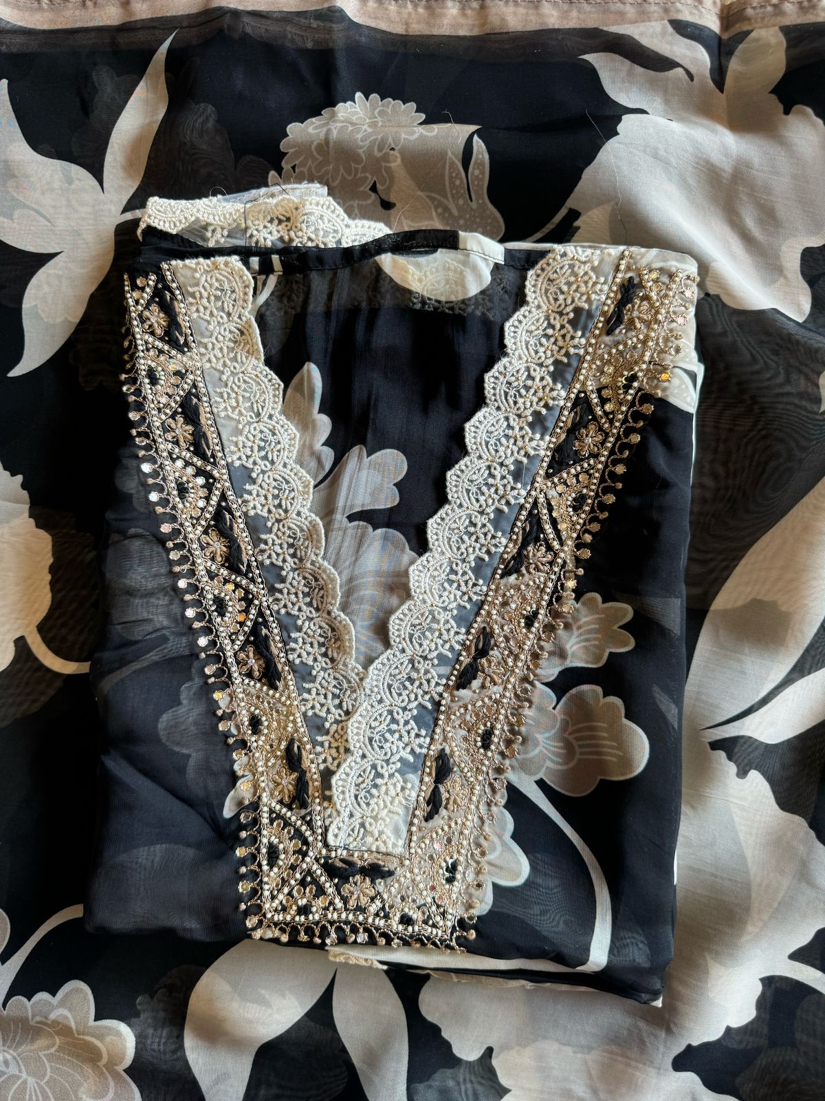 Organza digital printed Shirt