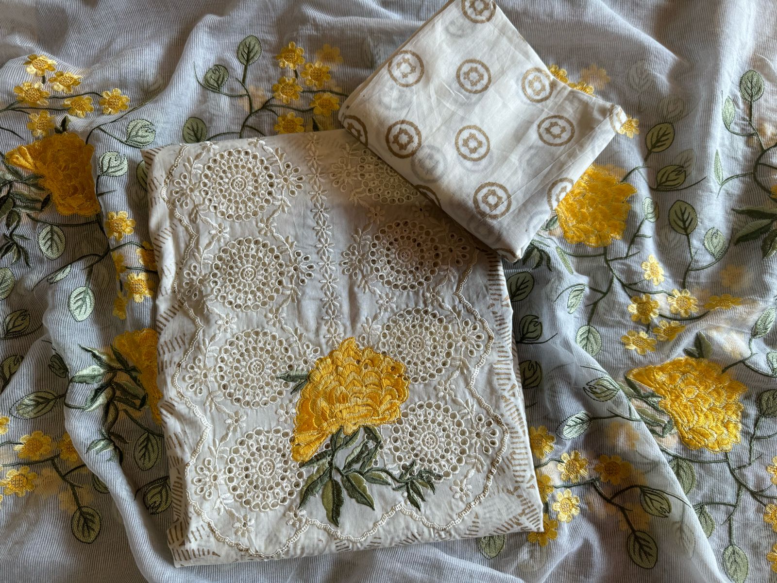 Pure cotton Unstitched kurta