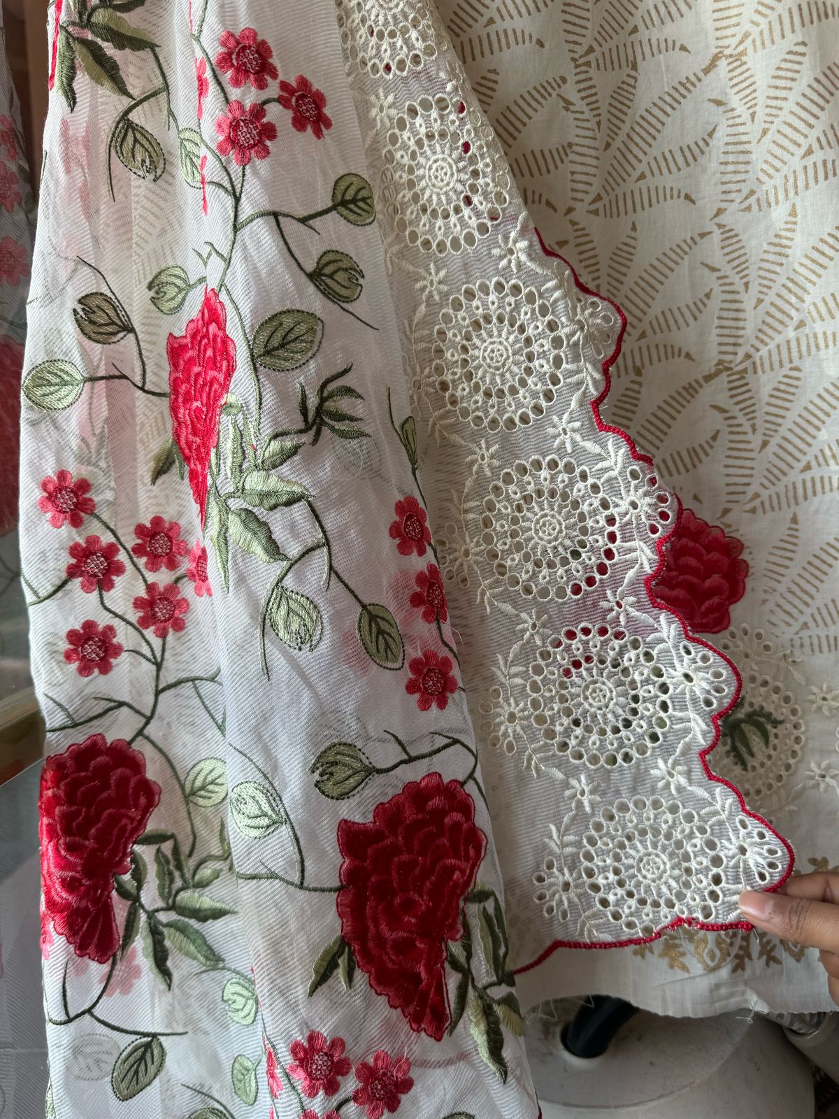 Pure cotton Unstitched kurta