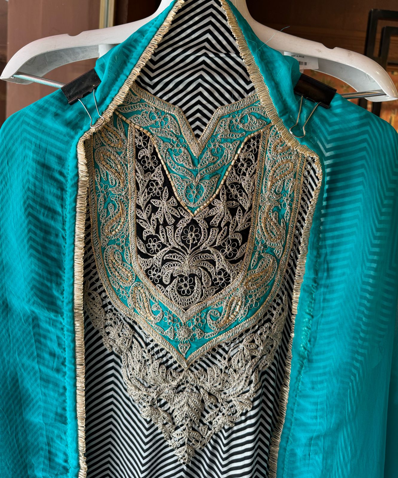 Pure Satin Silk Striped kurta