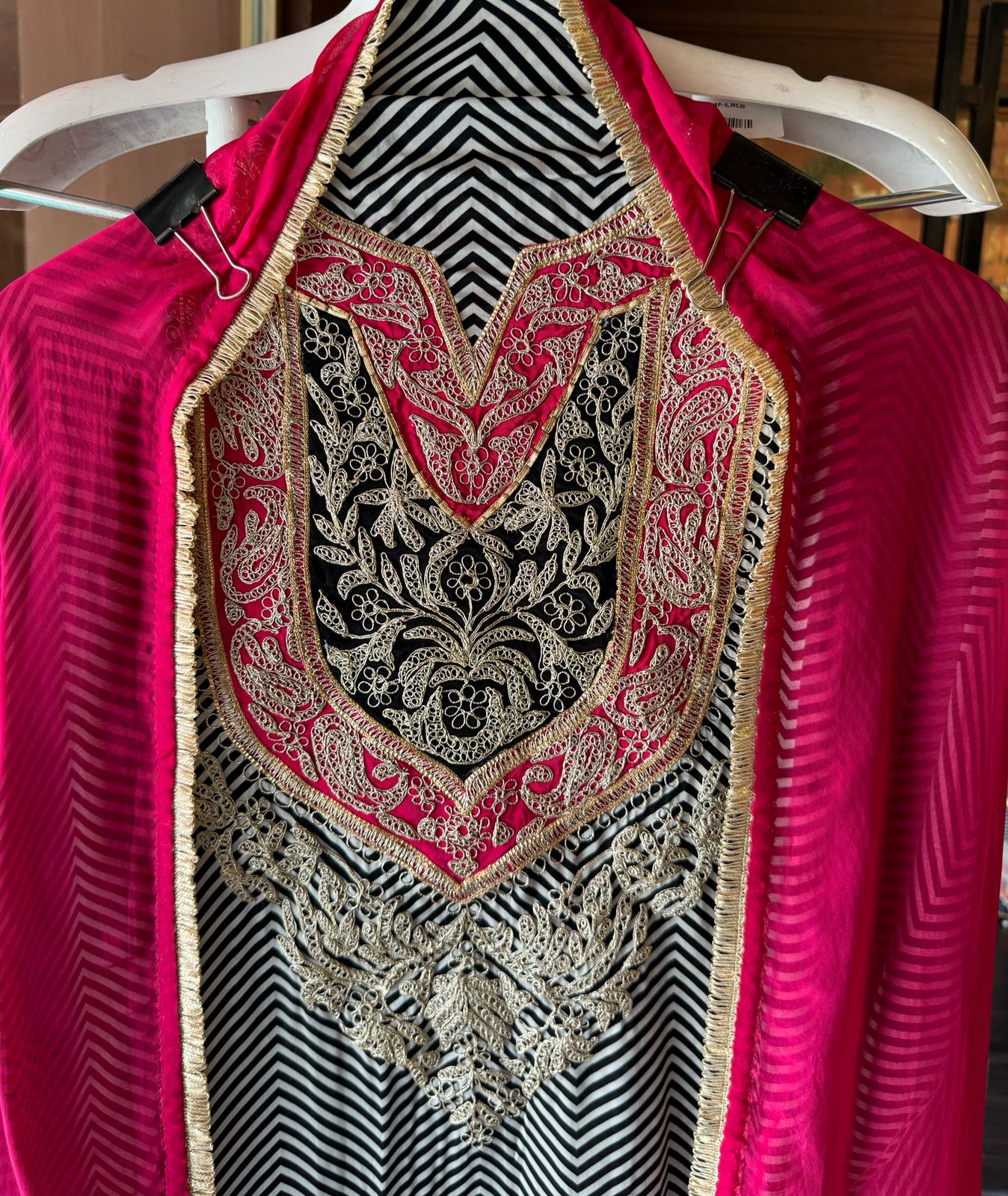 Pure Satin Silk Striped kurta