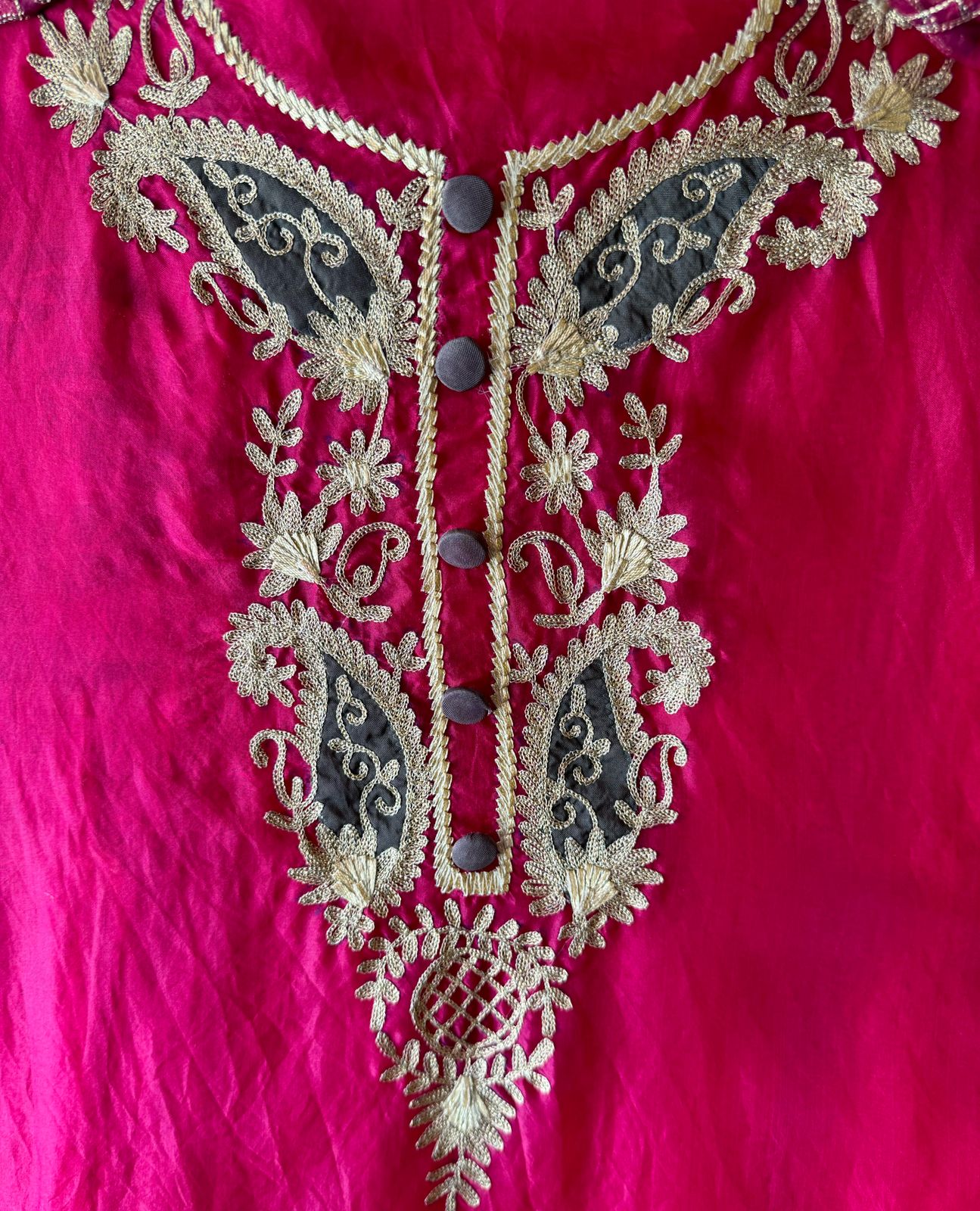 Pure organza Unstitched Kurta