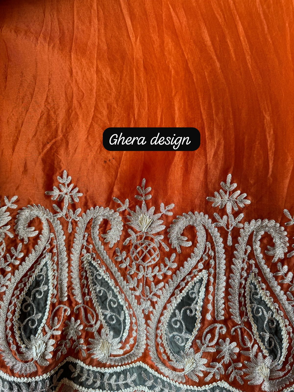 Pure organza Unstitched Kurta