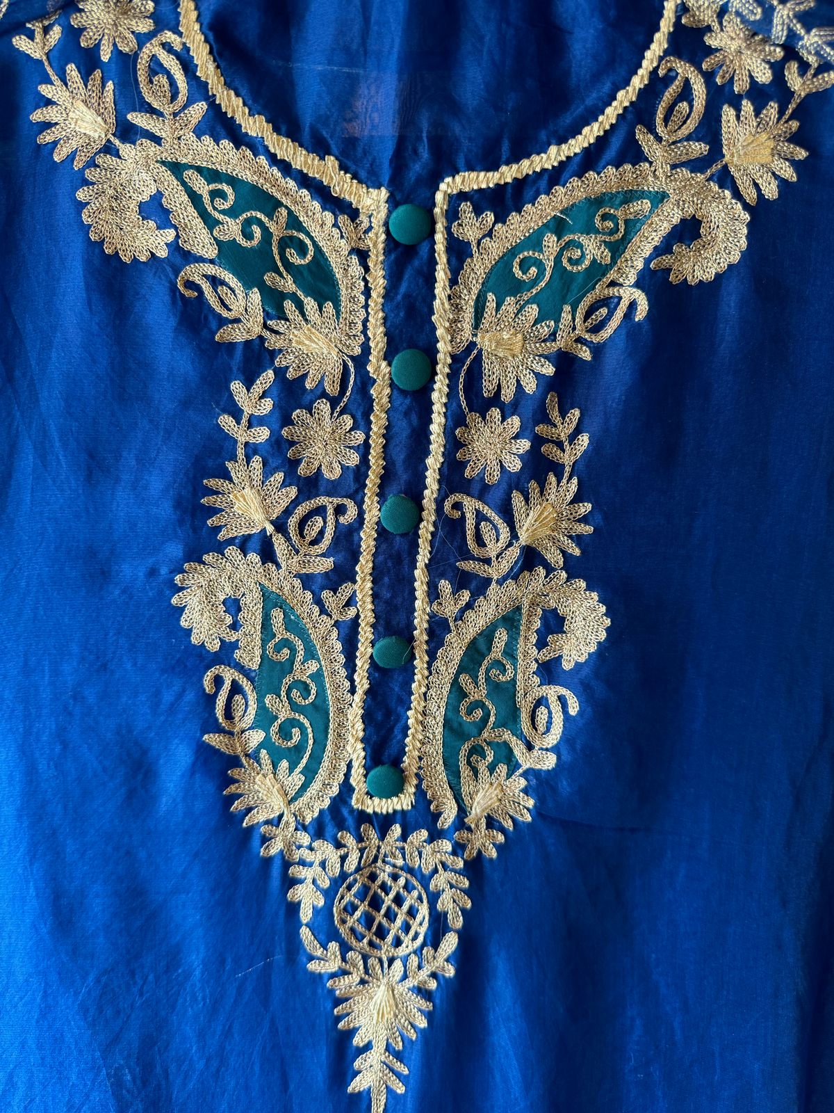 Pure organza Unstitched Kurta