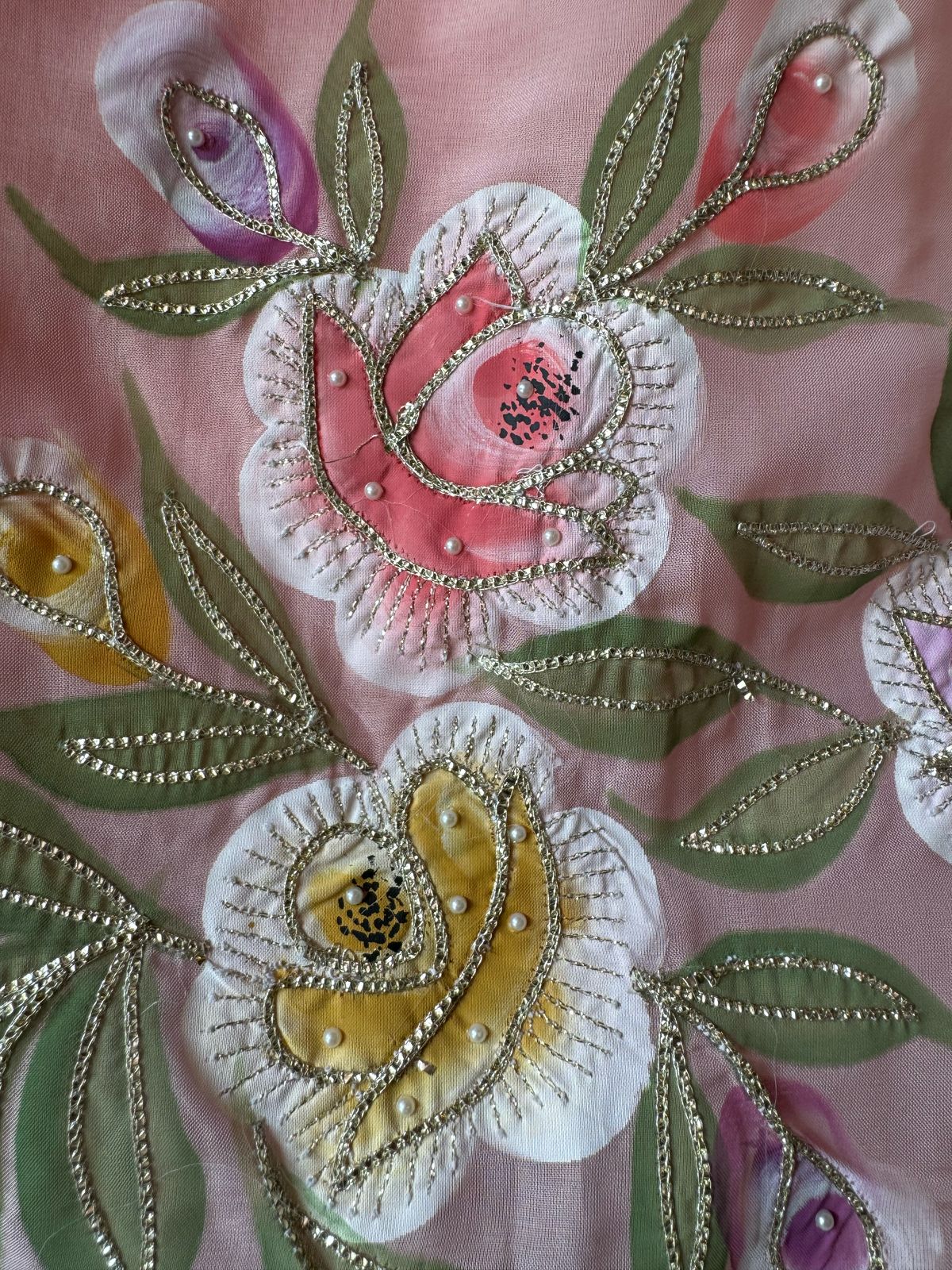 Soft organza Unstitched Kurta