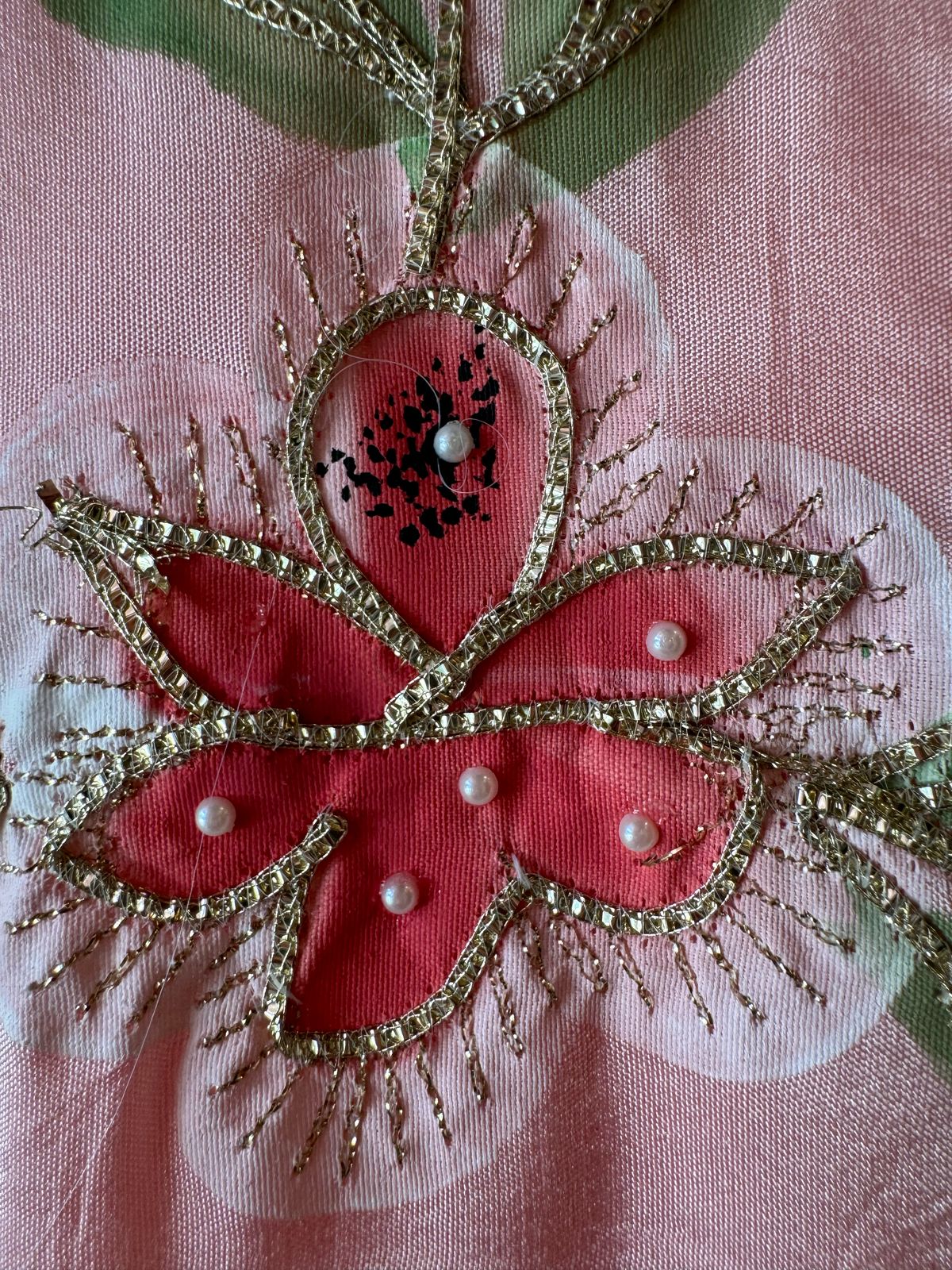 Soft organza Unstitched Kurta